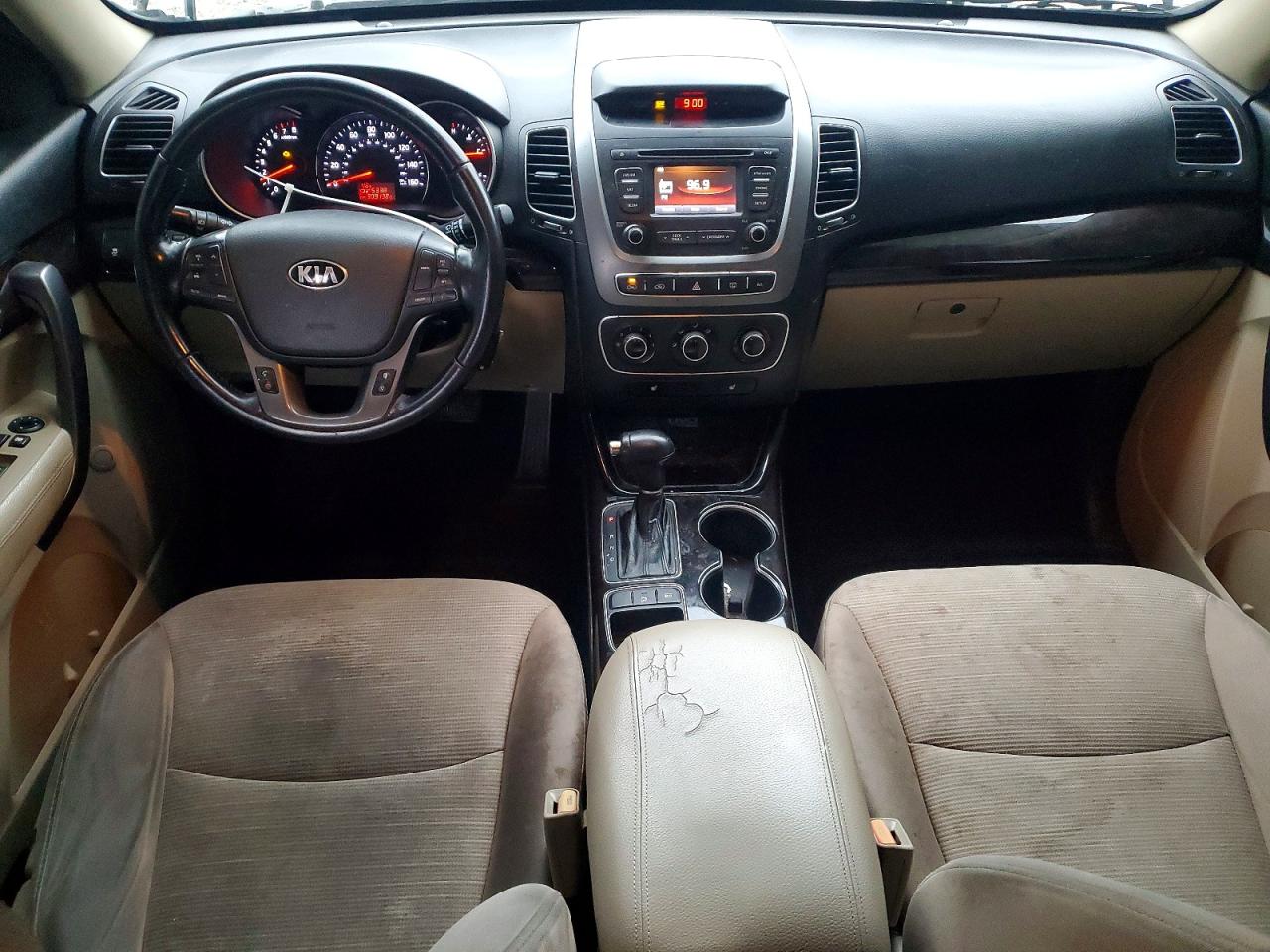 2014 Kia Sorento Lx Burgundy vin: 5XYKT4A63EG528496