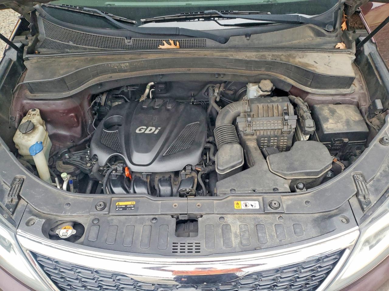 2014 Kia Sorento Lx Burgundy vin: 5XYKT4A63EG528496