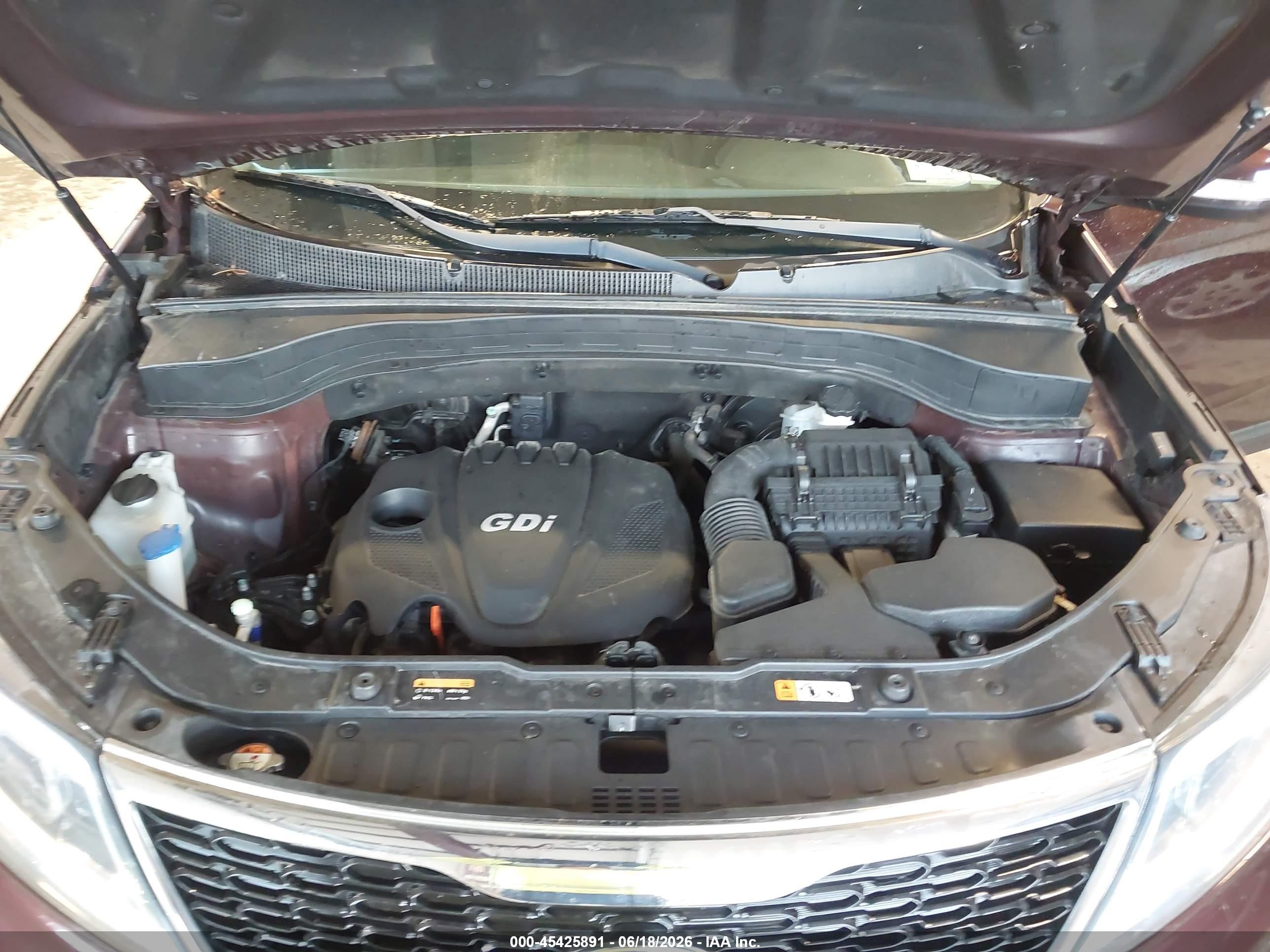 2015 Kia Sorento Lx Maroon vin: 5XYKT4A63FG582270