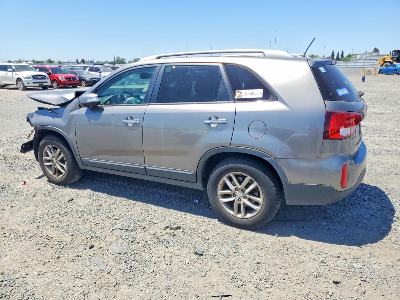 2015 Kia Sorento Lx Gray vin: 5XYKT4A63FG615929