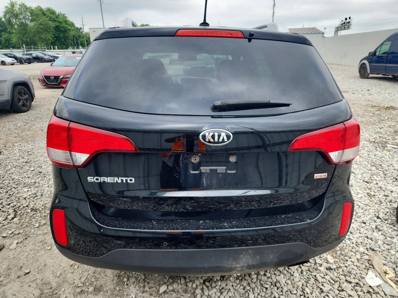 2015 Kia Sorento Lx Black vin: 5XYKT4A63FG634867