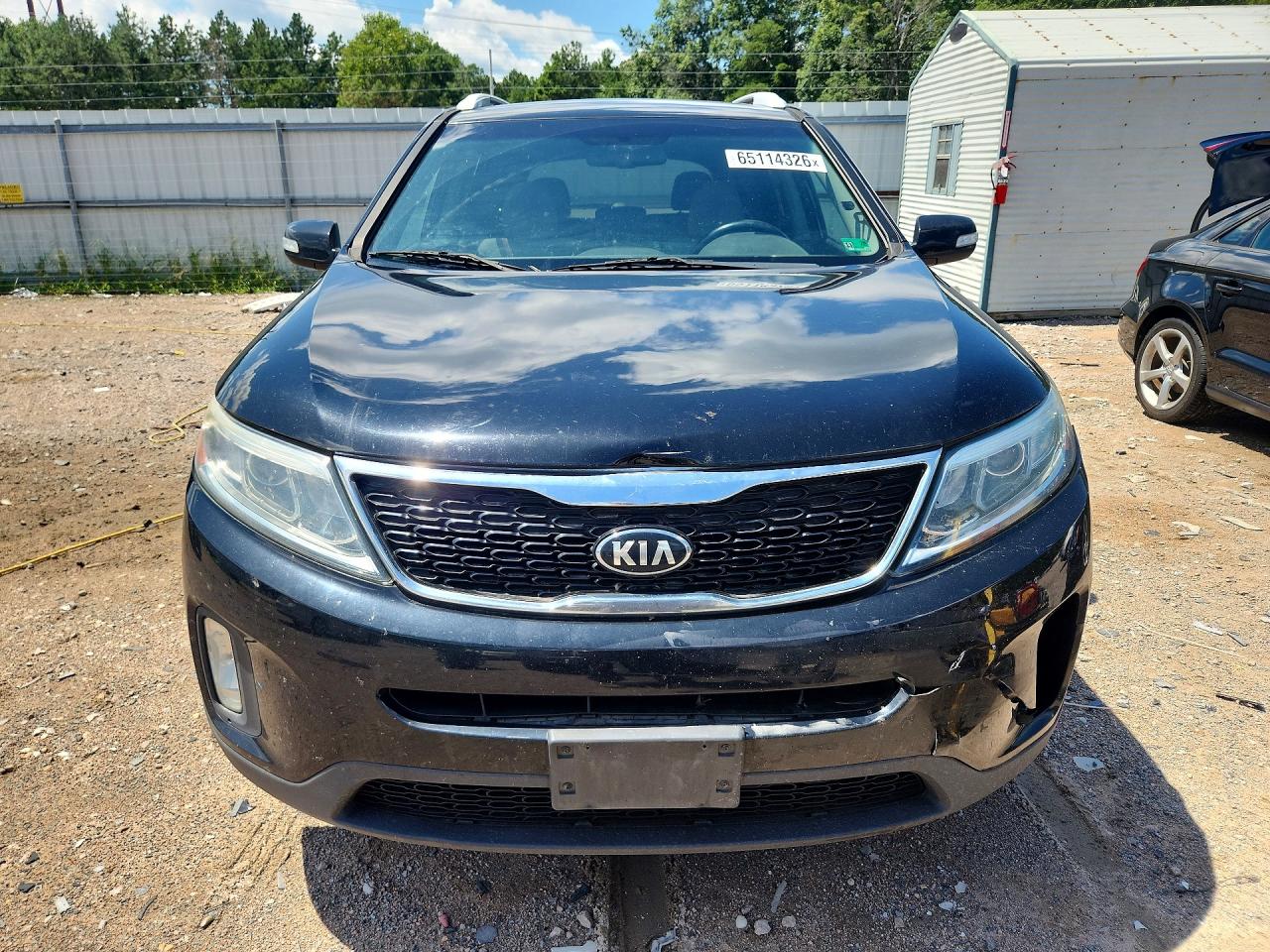 2015 Kia Sorento Lx Черный vin: 5XYKT4A63FG655363