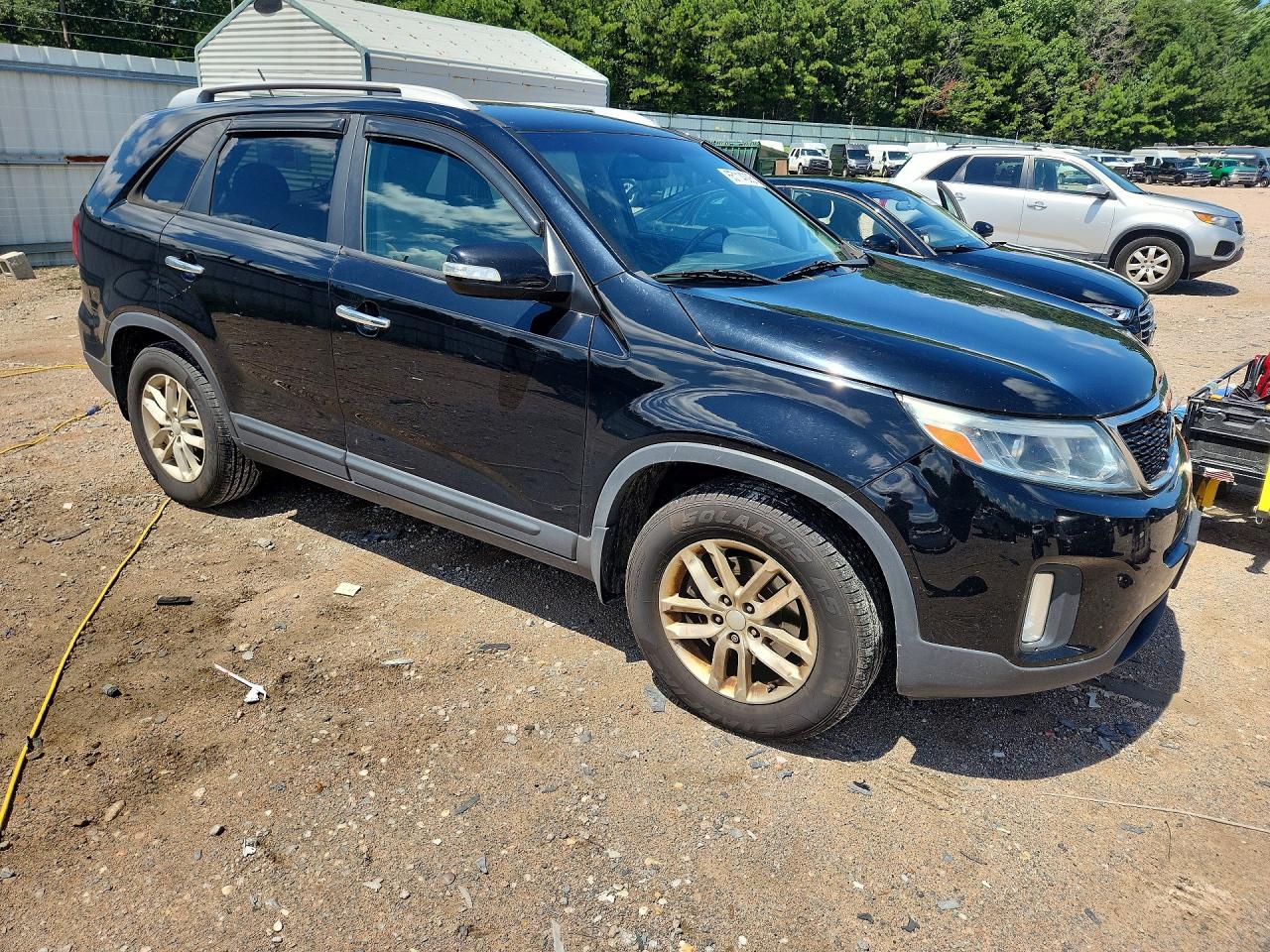 2015 Kia Sorento Lx Черный vin: 5XYKT4A63FG655363