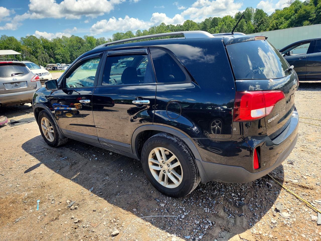 2015 Kia Sorento Lx Черный vin: 5XYKT4A63FG655363