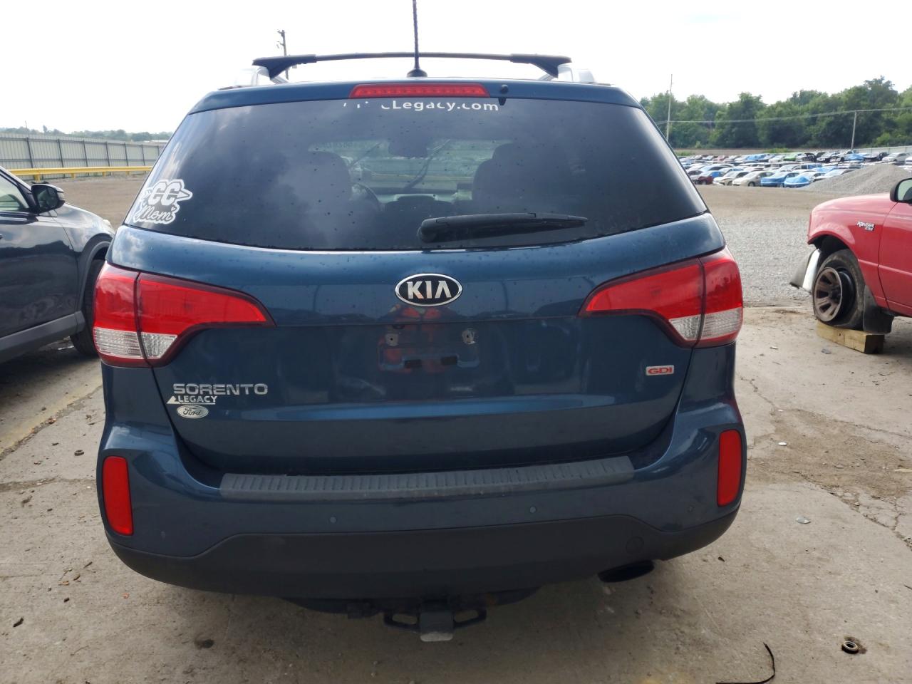 2014 Kia Sorento Lx Blue vin: 5XYKT4A64EG510783