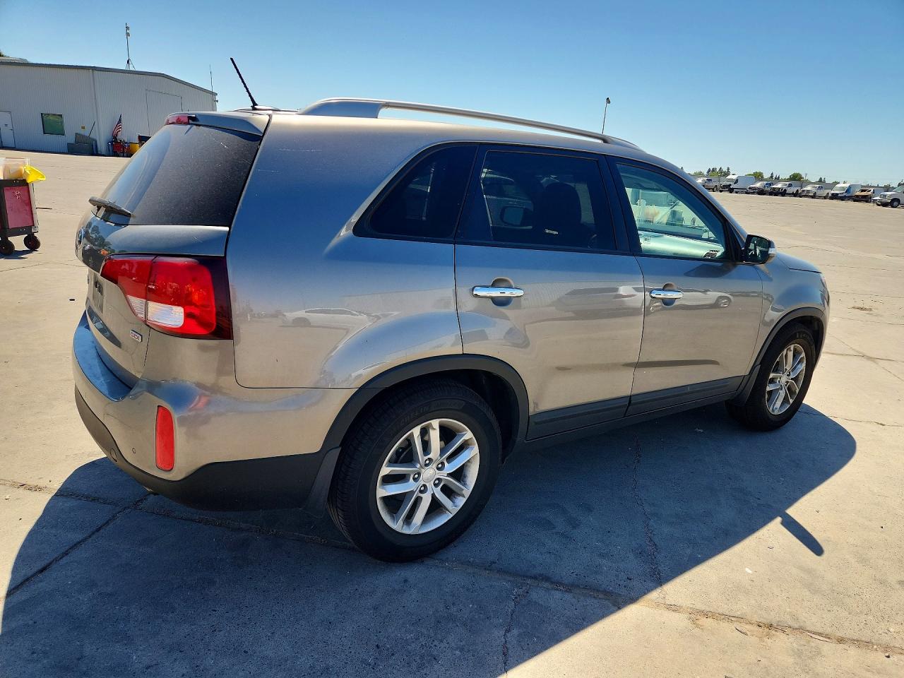 2015 Kia Sorento Lx Gray vin: 5XYKT4A64FG581399