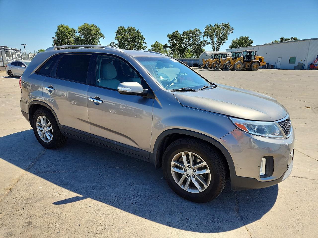 2015 Kia Sorento Lx Gray vin: 5XYKT4A64FG581399