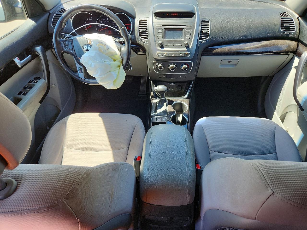 2015 Kia Sorento Lx Gray vin: 5XYKT4A64FG581399