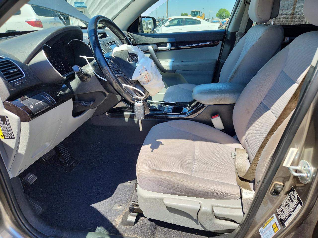 2015 Kia Sorento Lx Gray vin: 5XYKT4A64FG581399