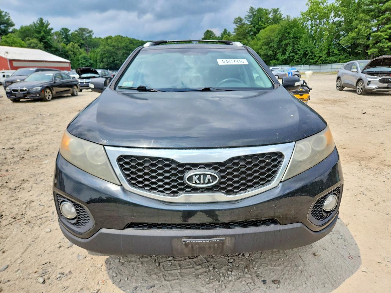 2012 Kia Sorento Black vin: 5XYKT4A65CG228990