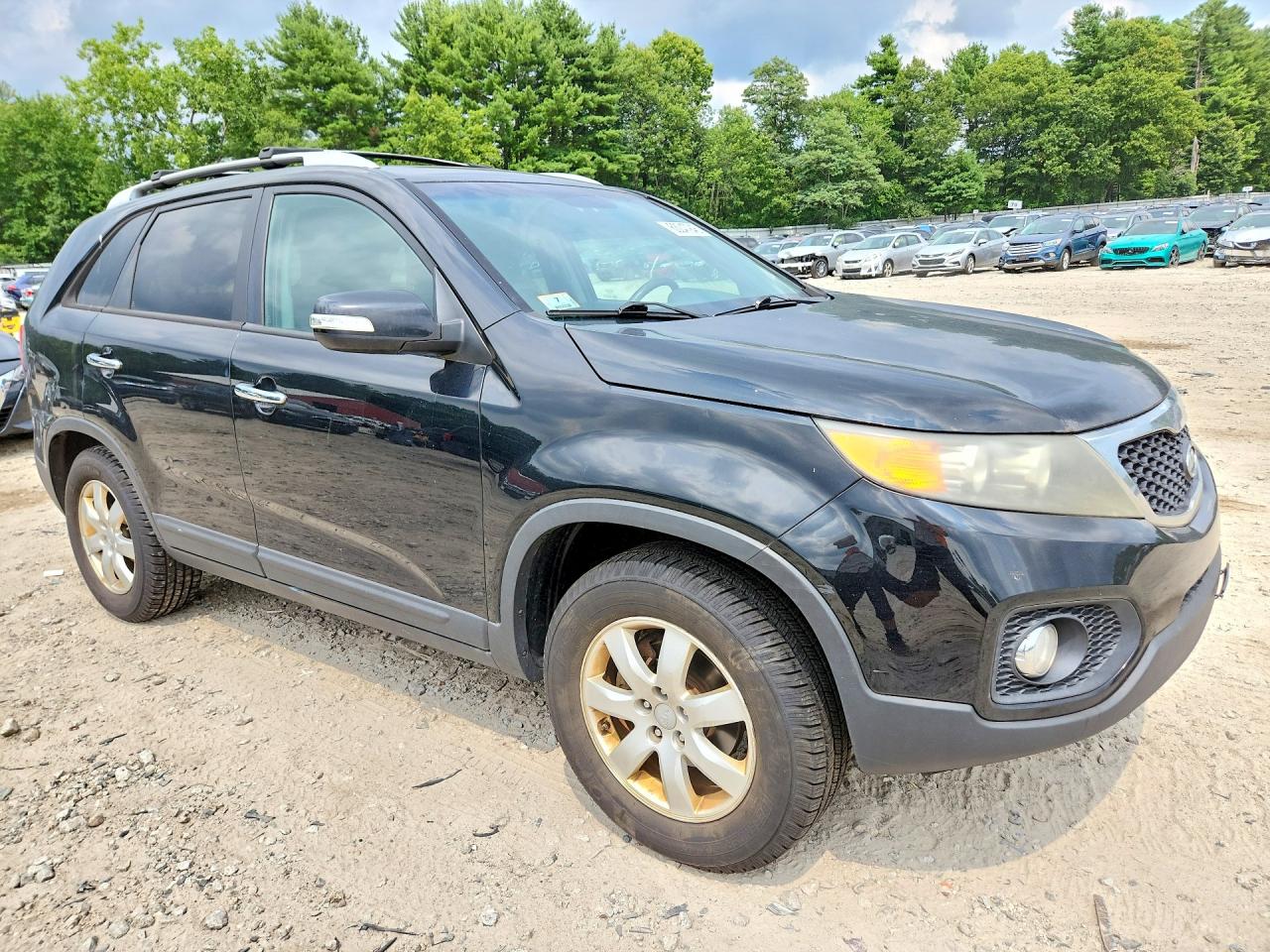 2012 Kia Sorento Black vin: 5XYKT4A65CG228990