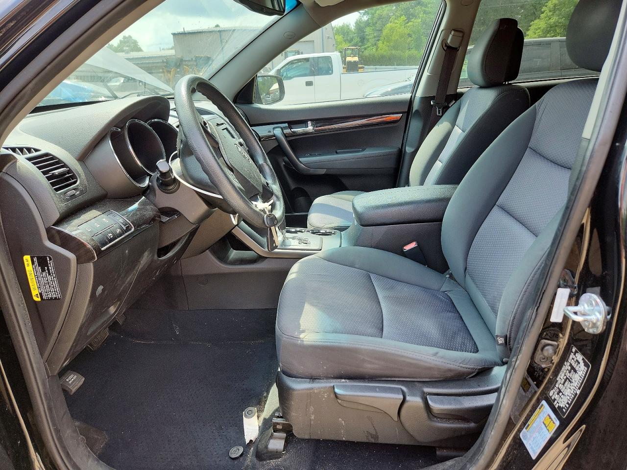 2012 Kia Sorento Black vin: 5XYKT4A65CG228990