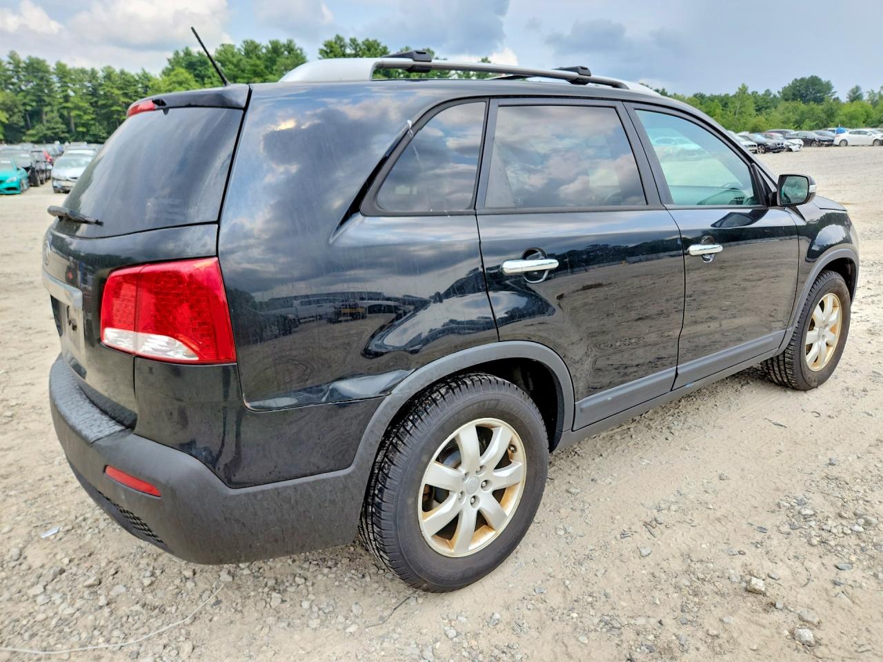 2012 Kia Sorento Black vin: 5XYKT4A65CG228990