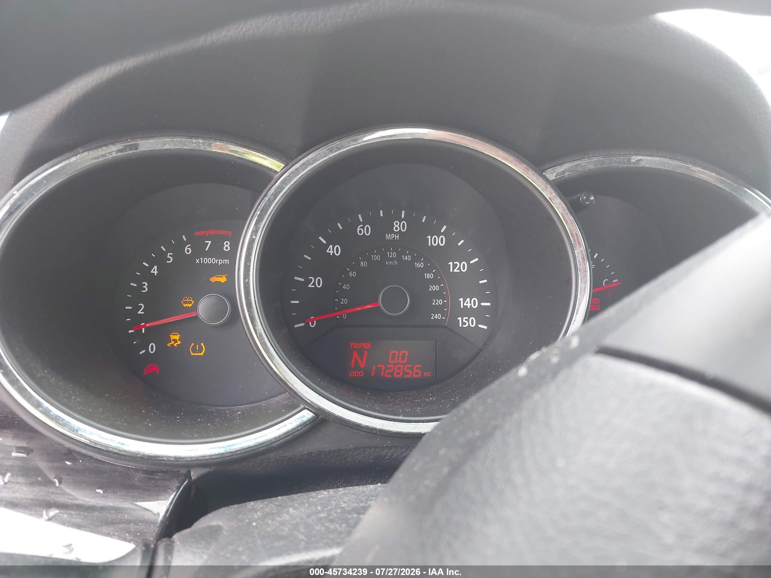 2012 Kia Sorento Lx Черный vin: 5XYKT4A65CG233252
