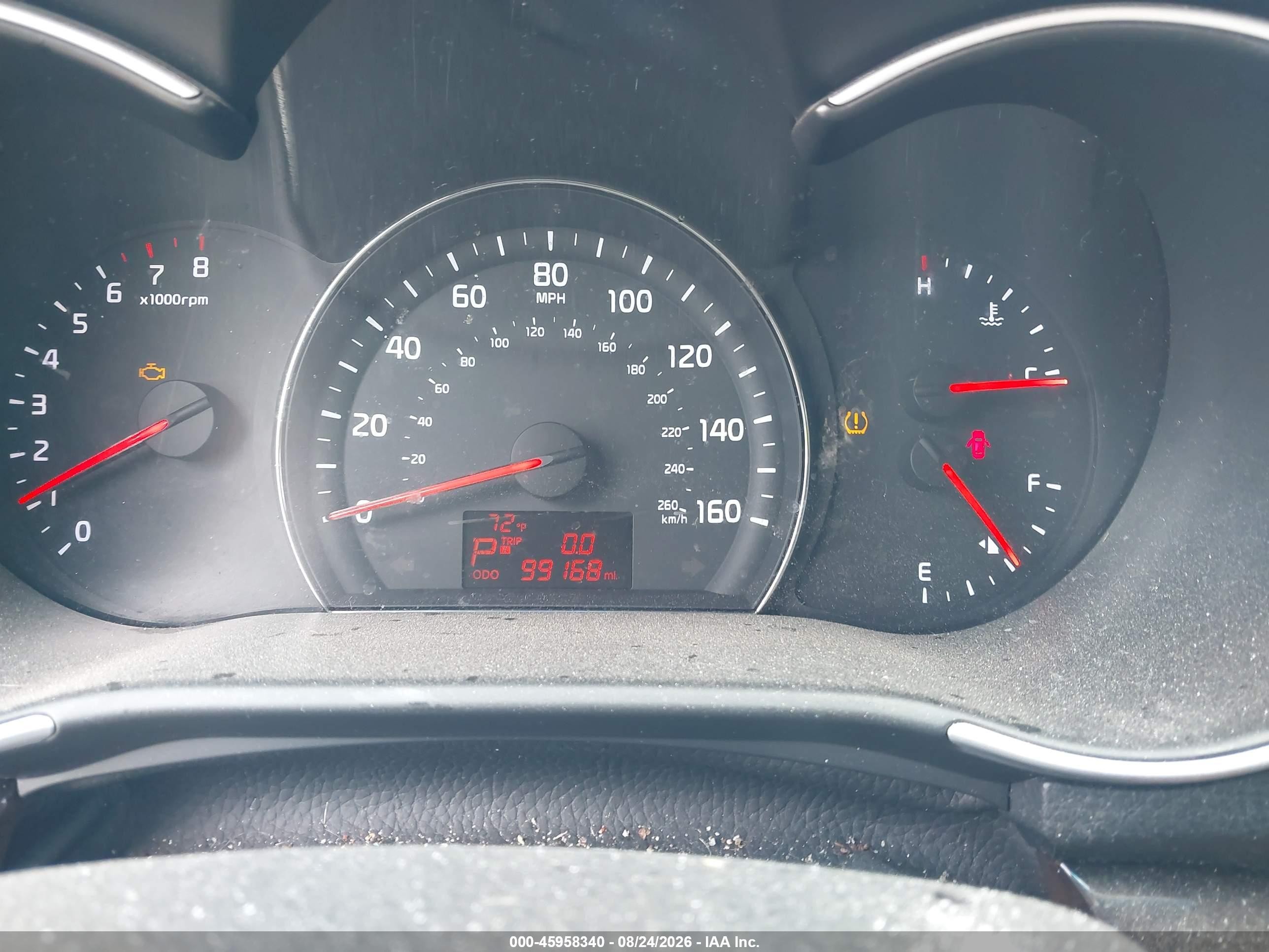 2015 Kia Sorento Lx Темно-бордовый vin: 5XYKT4A65FG598325