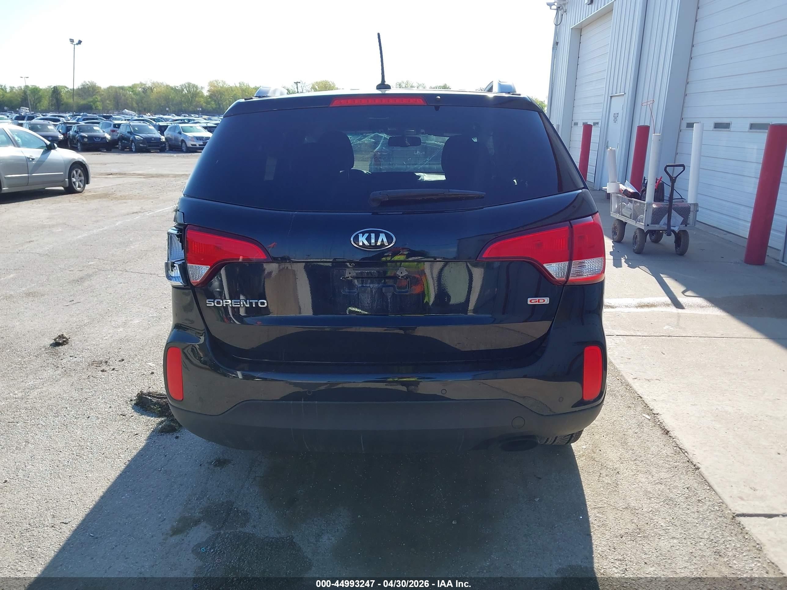 2015 Kia Sorento Lx Black vin: 5XYKT4A65FG643697