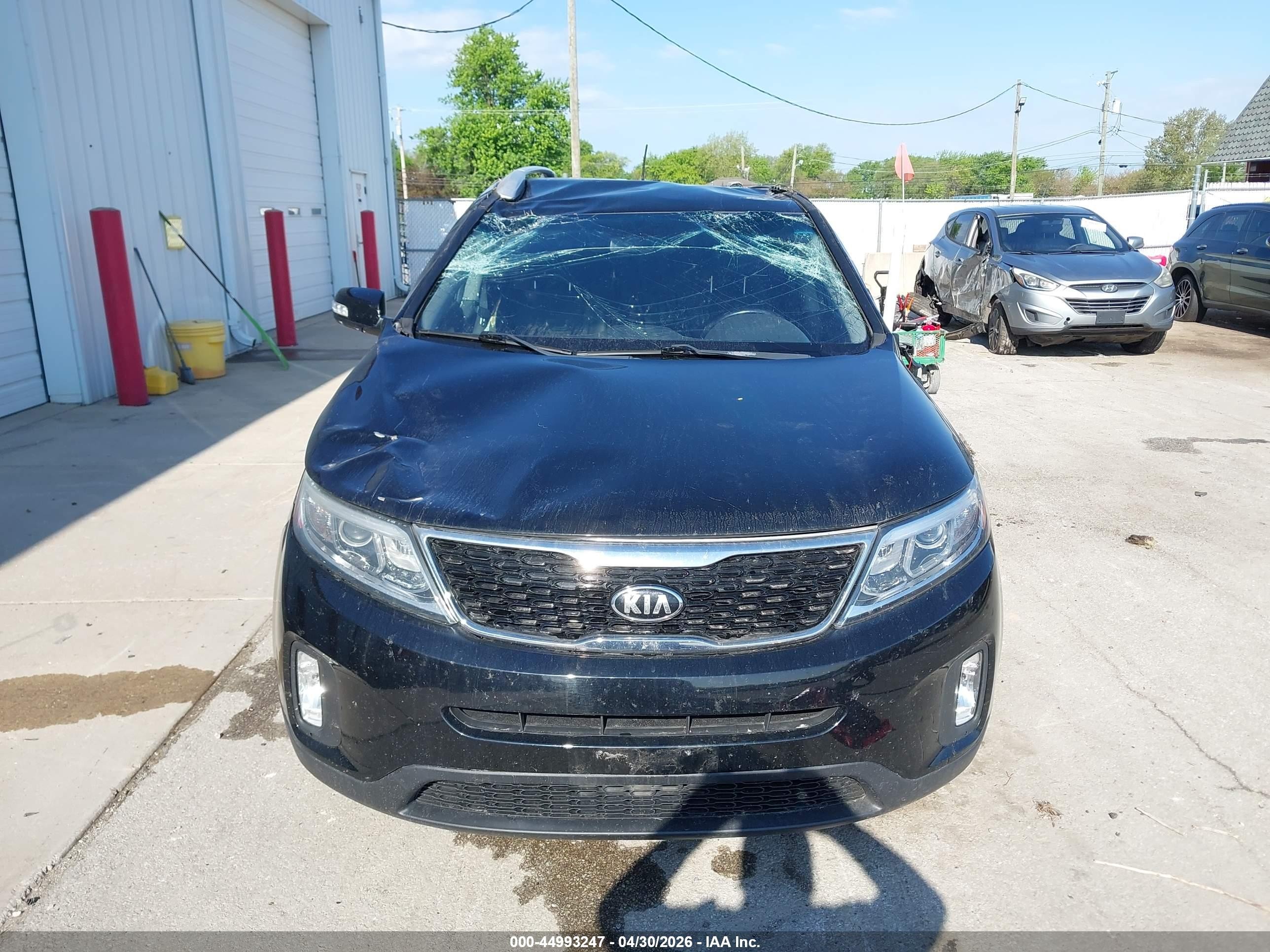 2015 Kia Sorento Lx Black vin: 5XYKT4A65FG643697