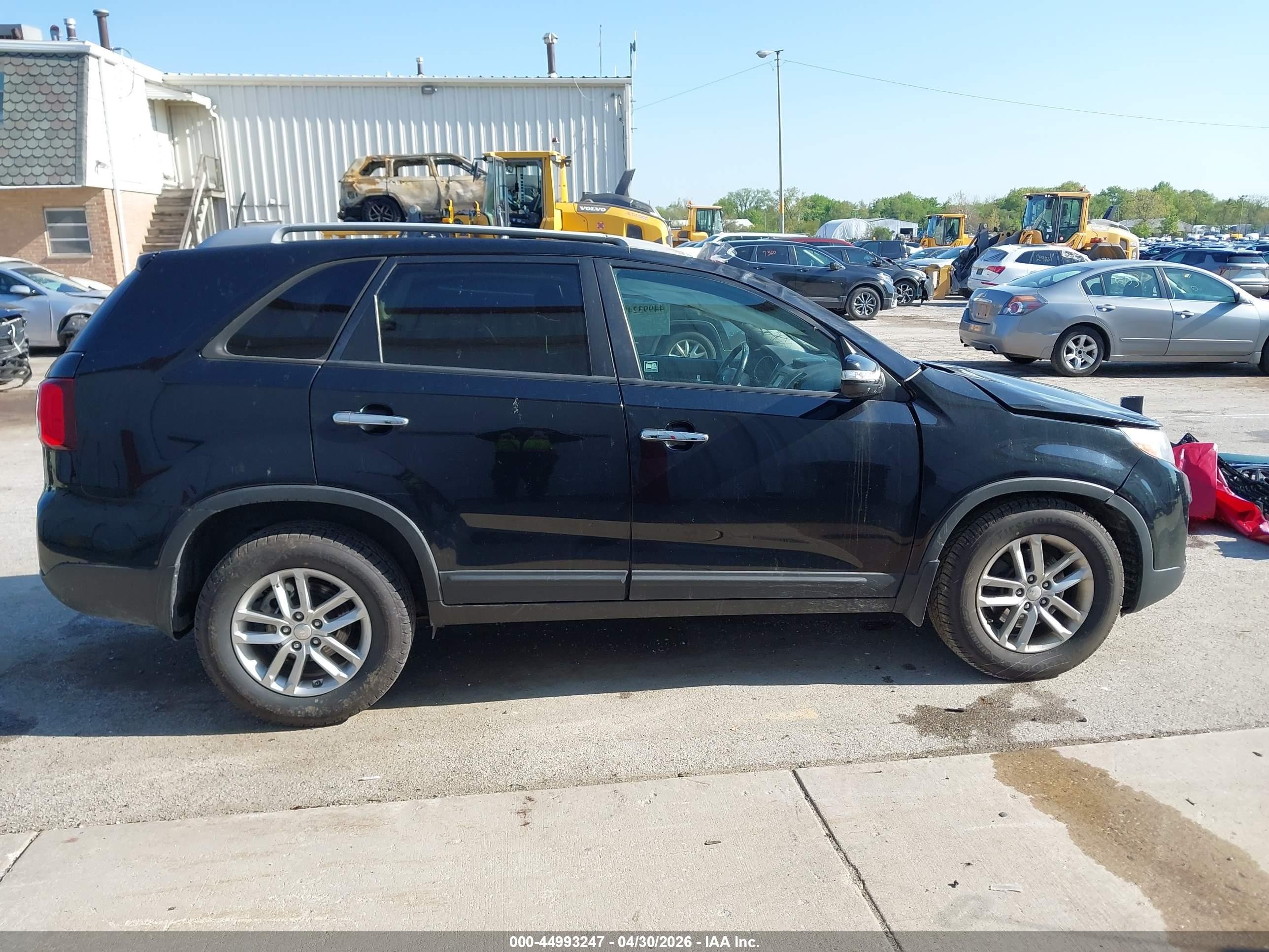 2015 Kia Sorento Lx Black vin: 5XYKT4A65FG643697