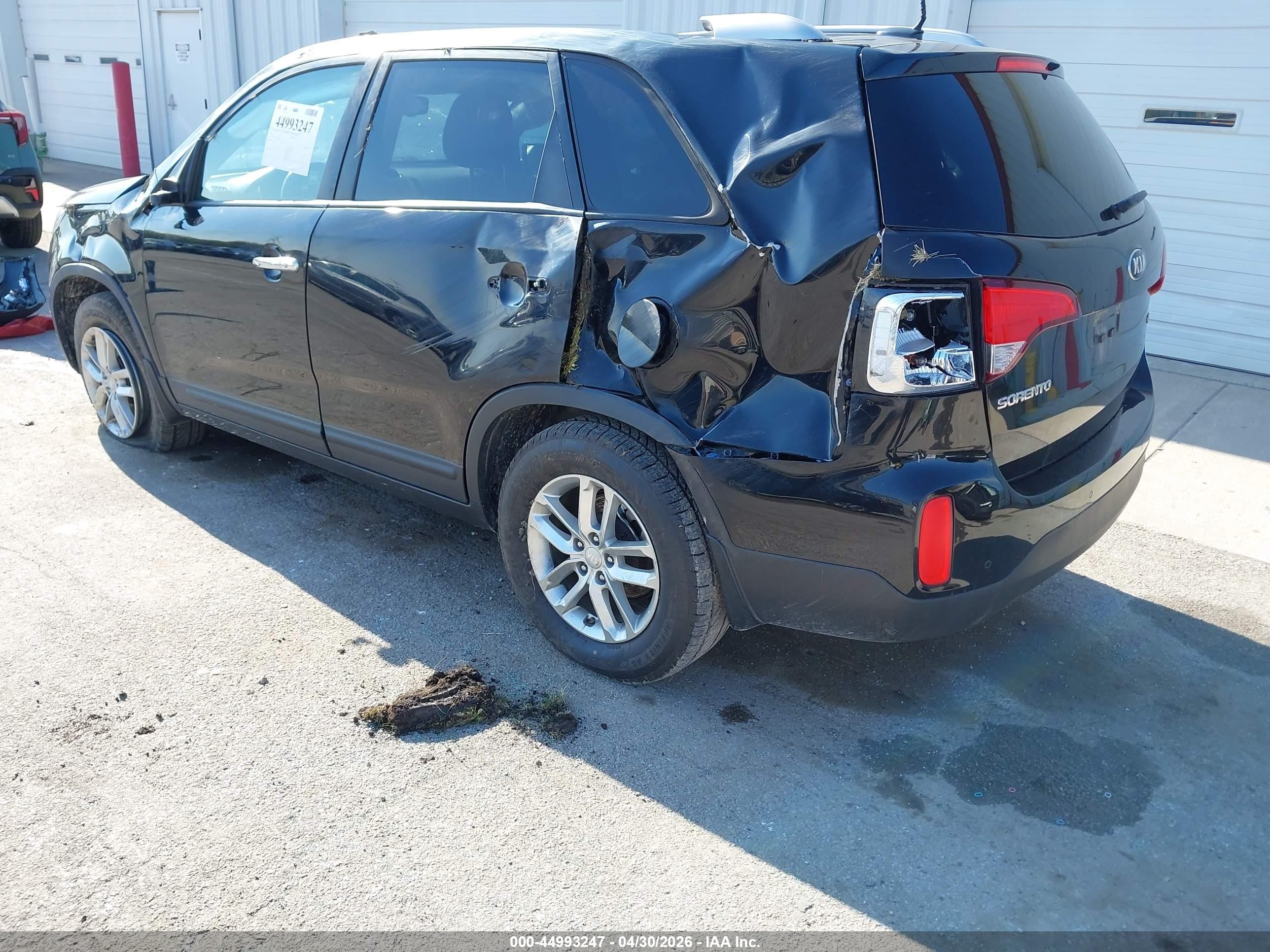 2015 Kia Sorento Lx Black vin: 5XYKT4A65FG643697