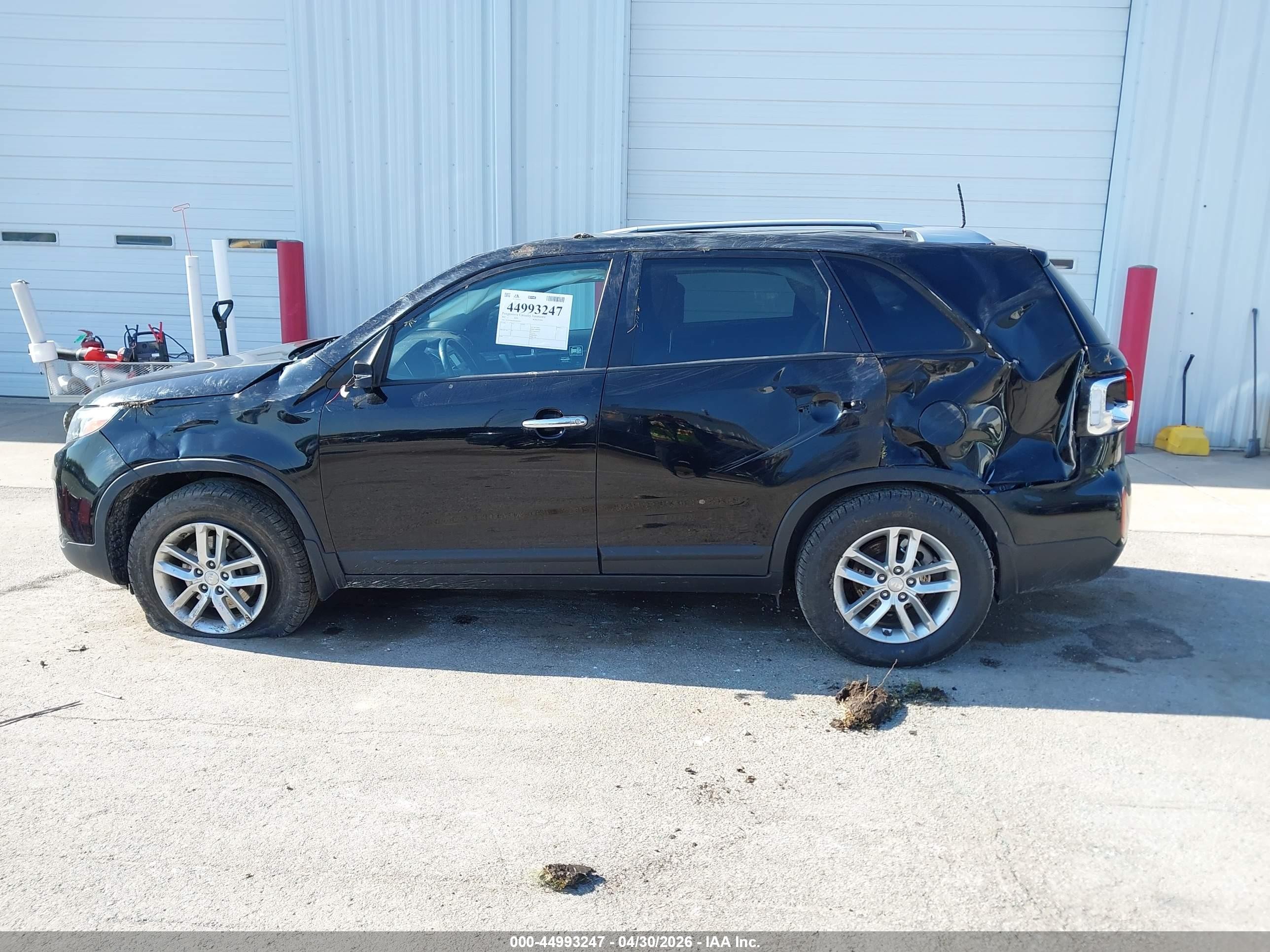 2015 Kia Sorento Lx Black vin: 5XYKT4A65FG643697