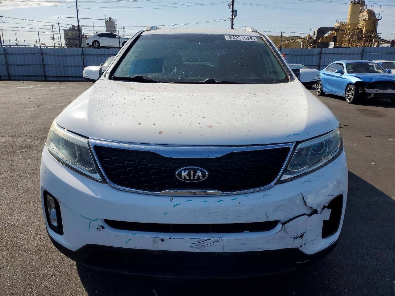 2015 Kia Sorento Lx White vin: 5XYKT4A65FG644817