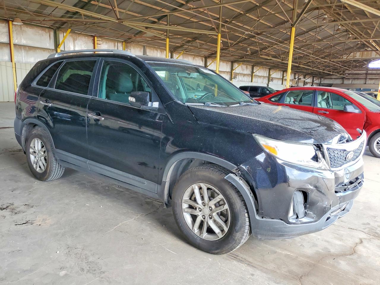 2015 Kia Sorento Lx Black vin: 5XYKT4A65FG647118
