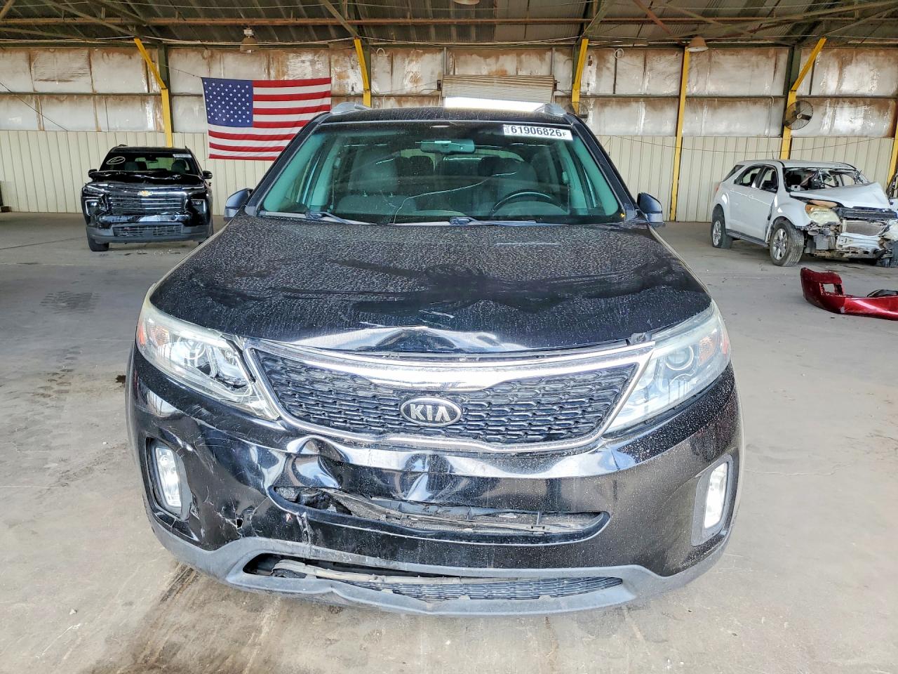 2015 Kia Sorento Lx Black vin: 5XYKT4A65FG647118