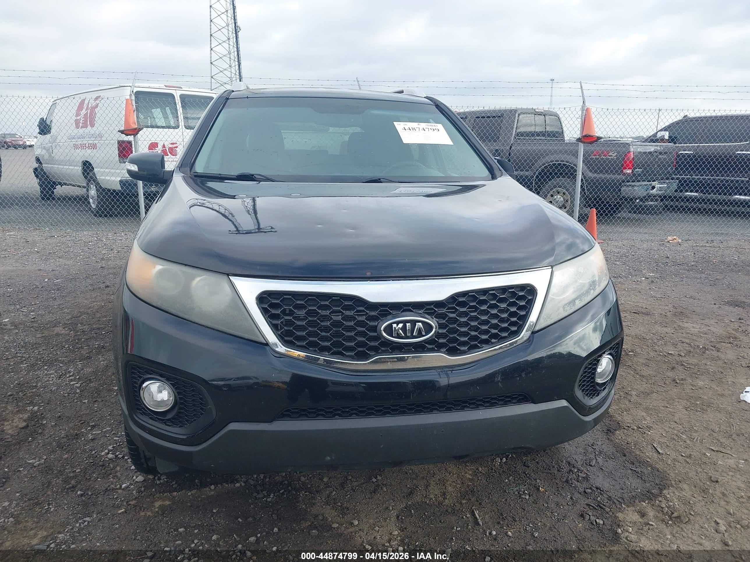 2012 Kia Sorento Lx Black vin: 5XYKT4A66CG197782