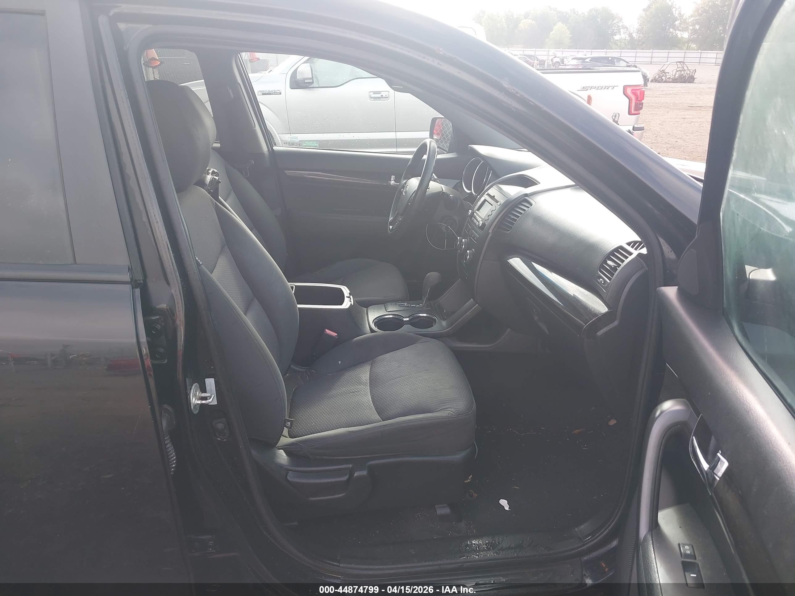 2012 Kia Sorento Lx Black vin: 5XYKT4A66CG197782