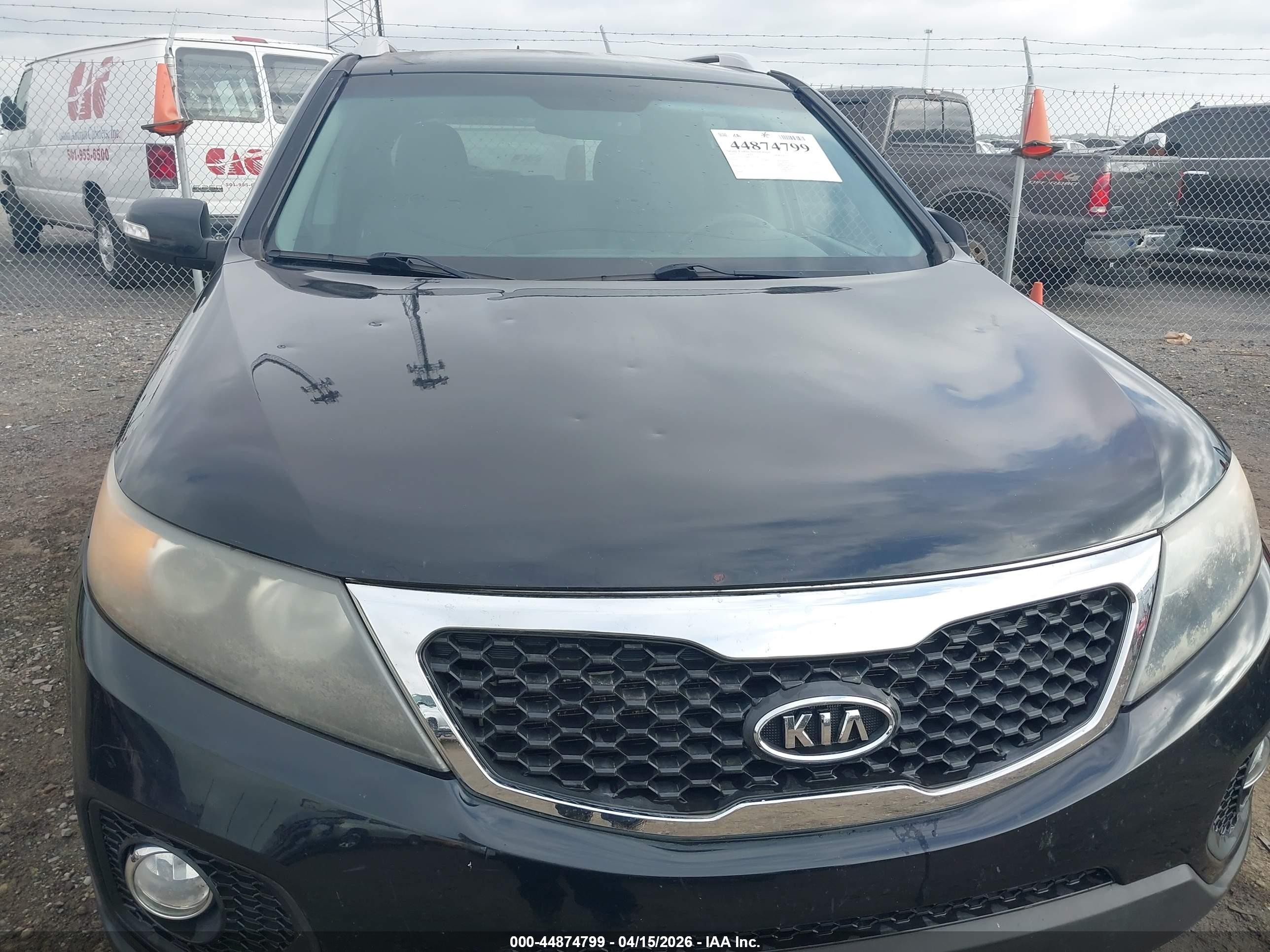 2012 Kia Sorento Lx Black vin: 5XYKT4A66CG197782