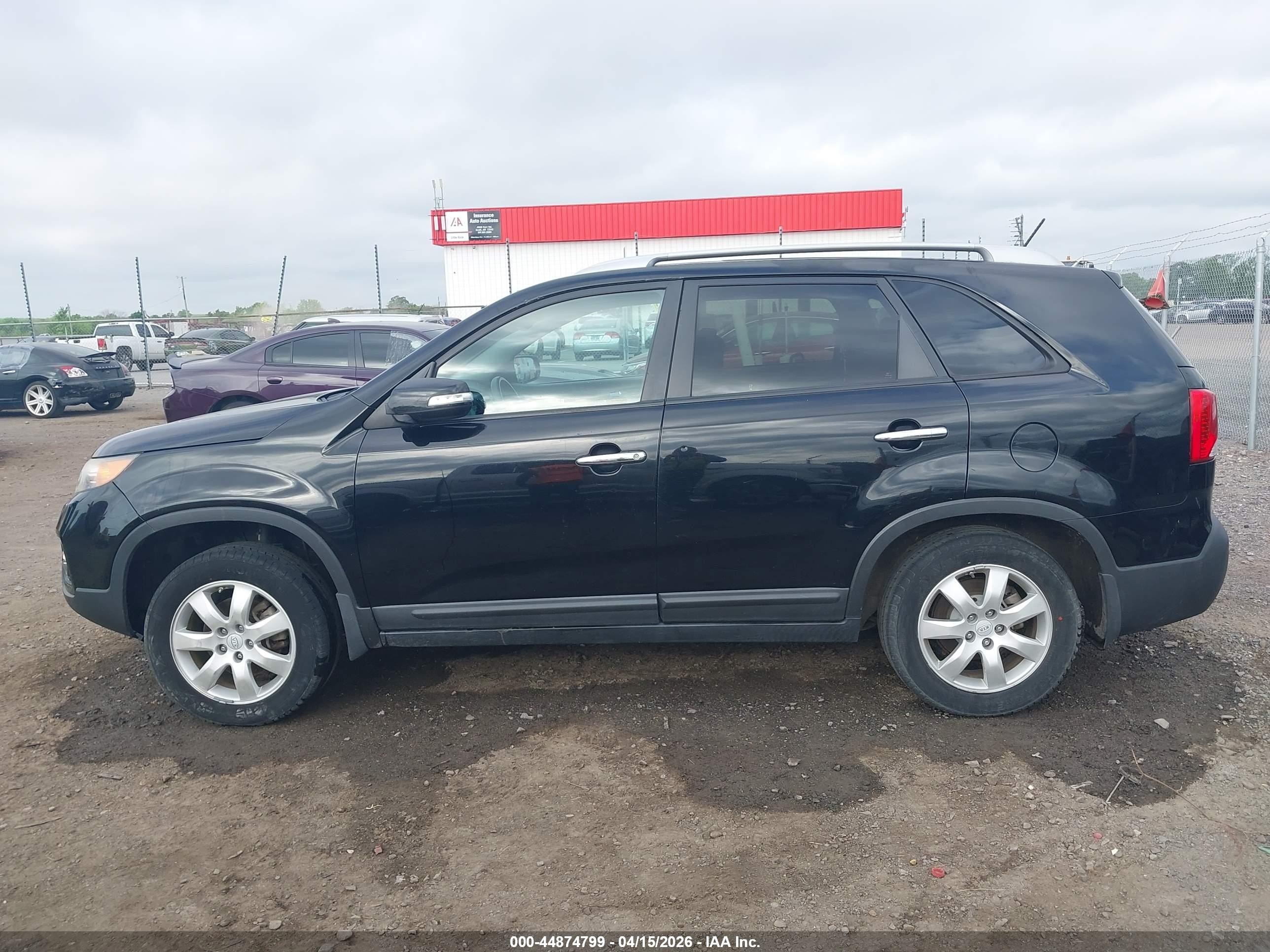 2012 Kia Sorento Lx Black vin: 5XYKT4A66CG197782