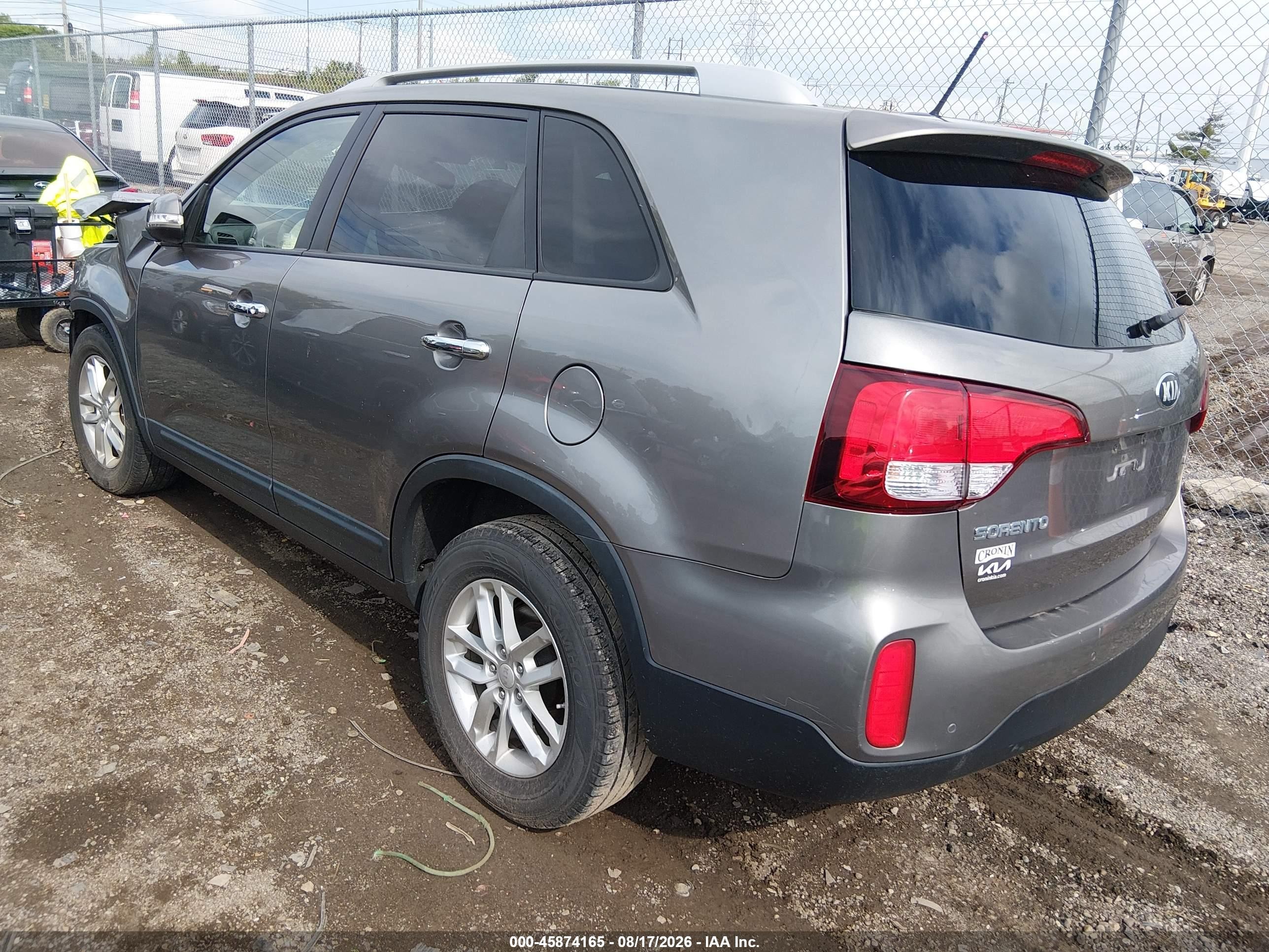2014 Kia Sorento Lx Beige vin: 5XYKT4A66EG462381
