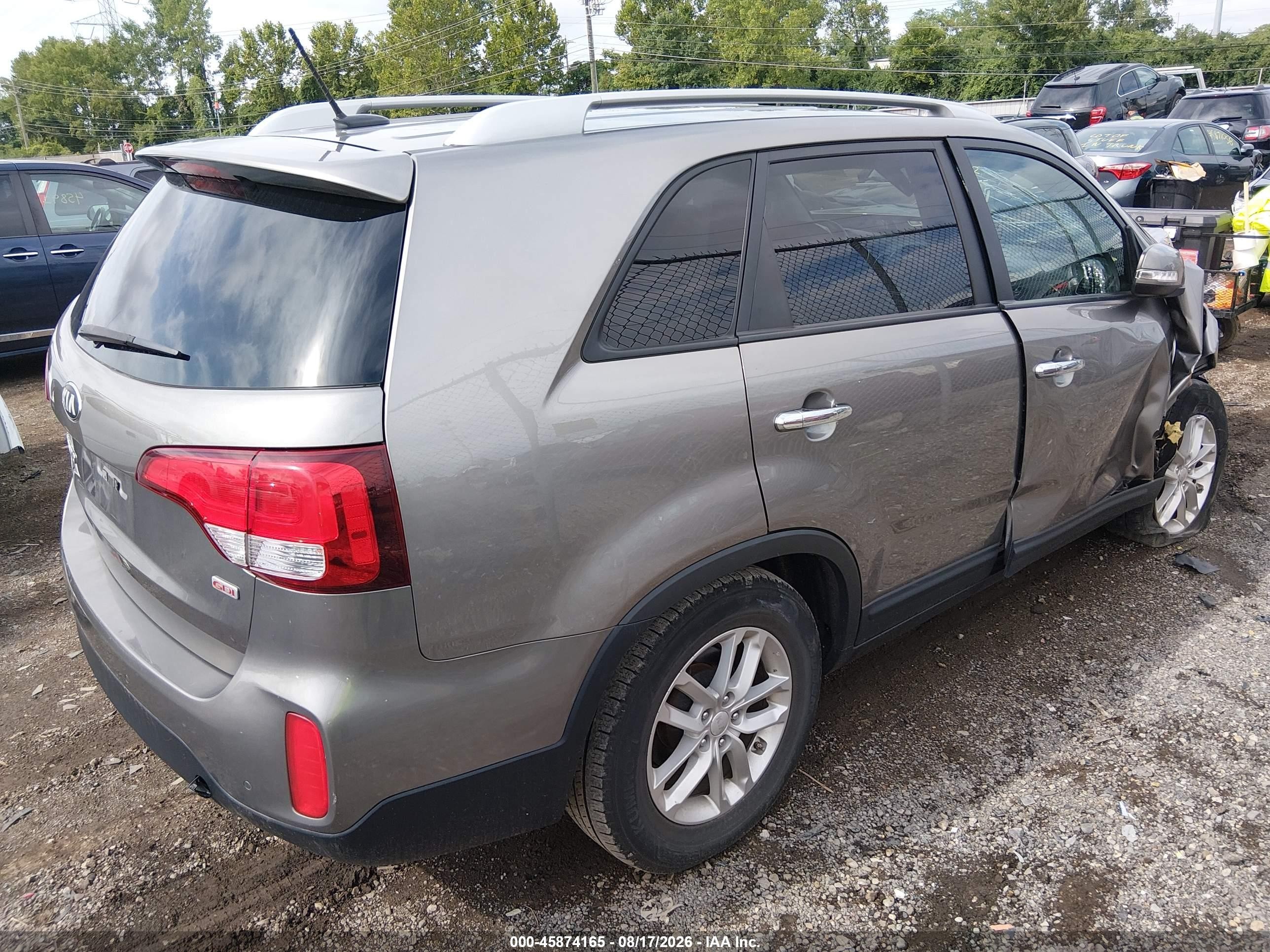 2014 Kia Sorento Lx Beige vin: 5XYKT4A66EG462381