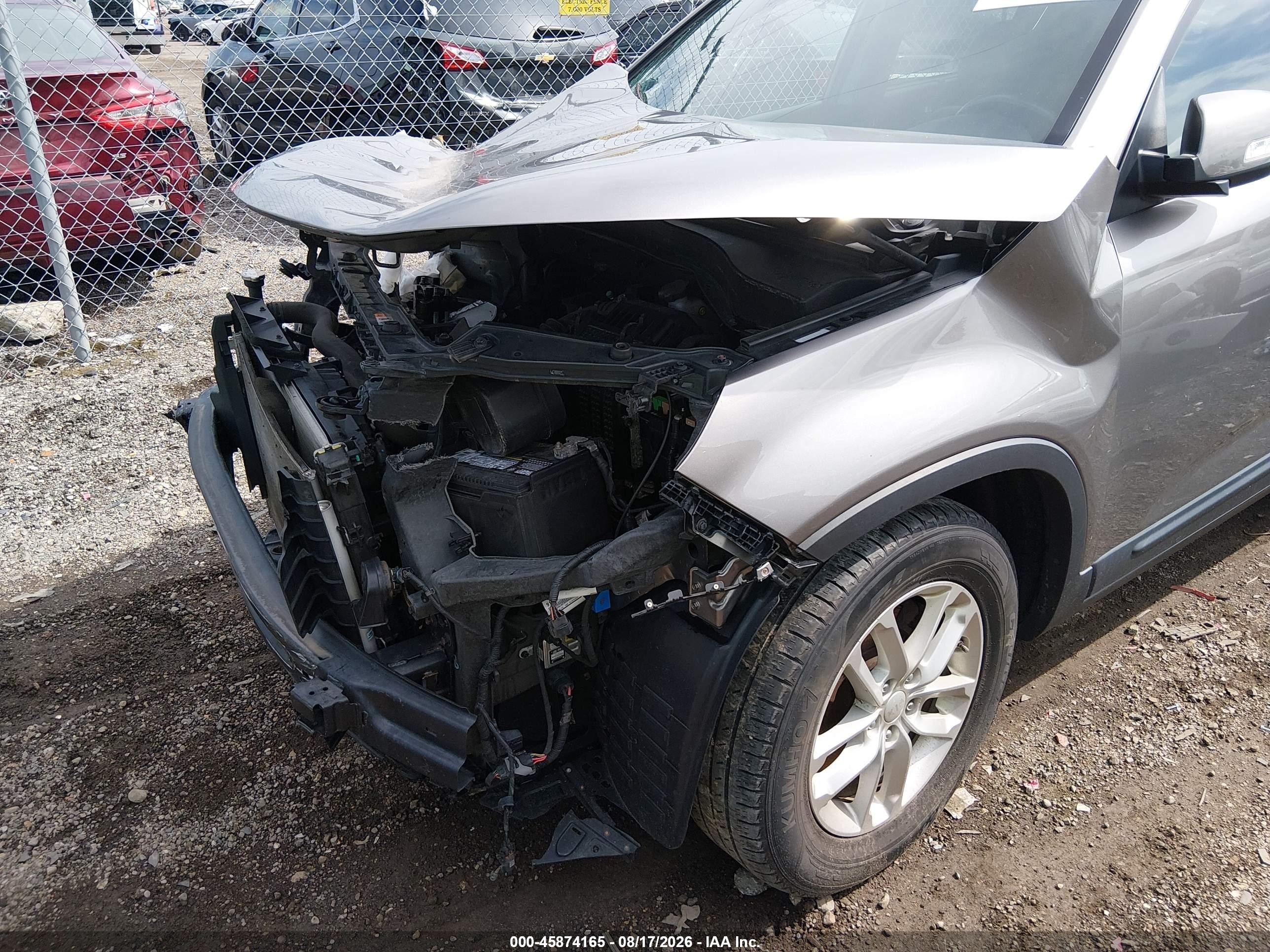 2014 Kia Sorento Lx Beige vin: 5XYKT4A66EG462381