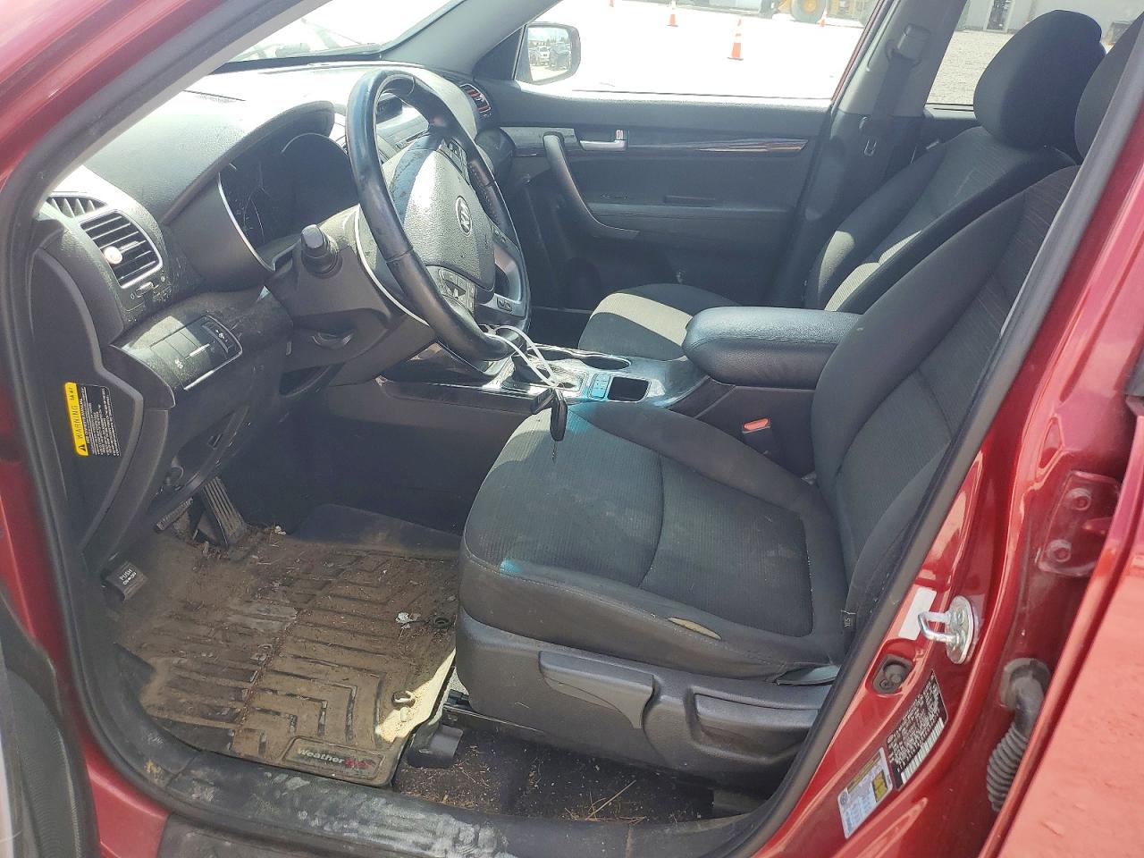 2014 Kia Sorento Lx Бордовый vin: 5XYKT4A66EG502717