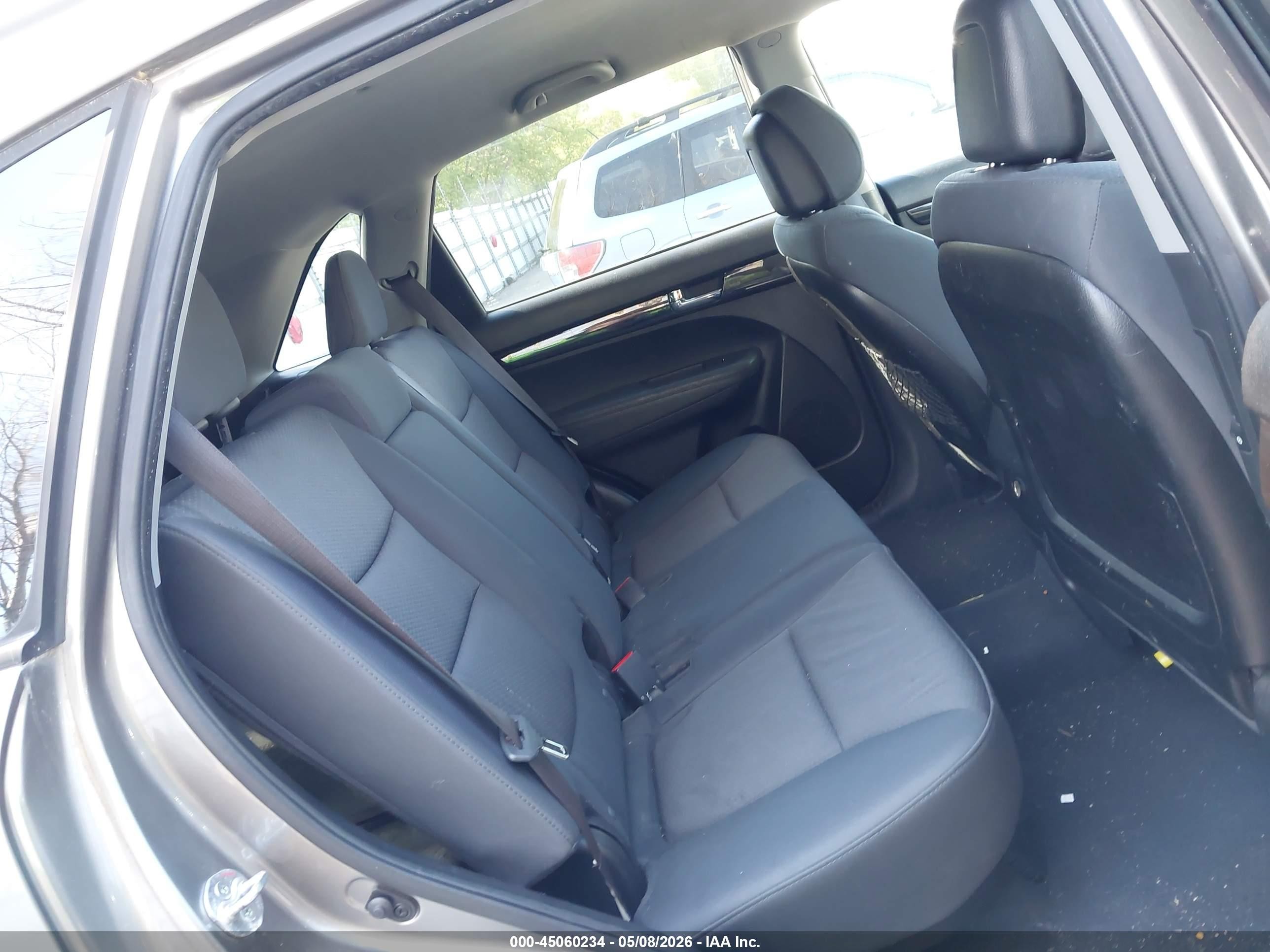 2012 Kia Sorento Lx Gray vin: 5XYKT4A67CG239800