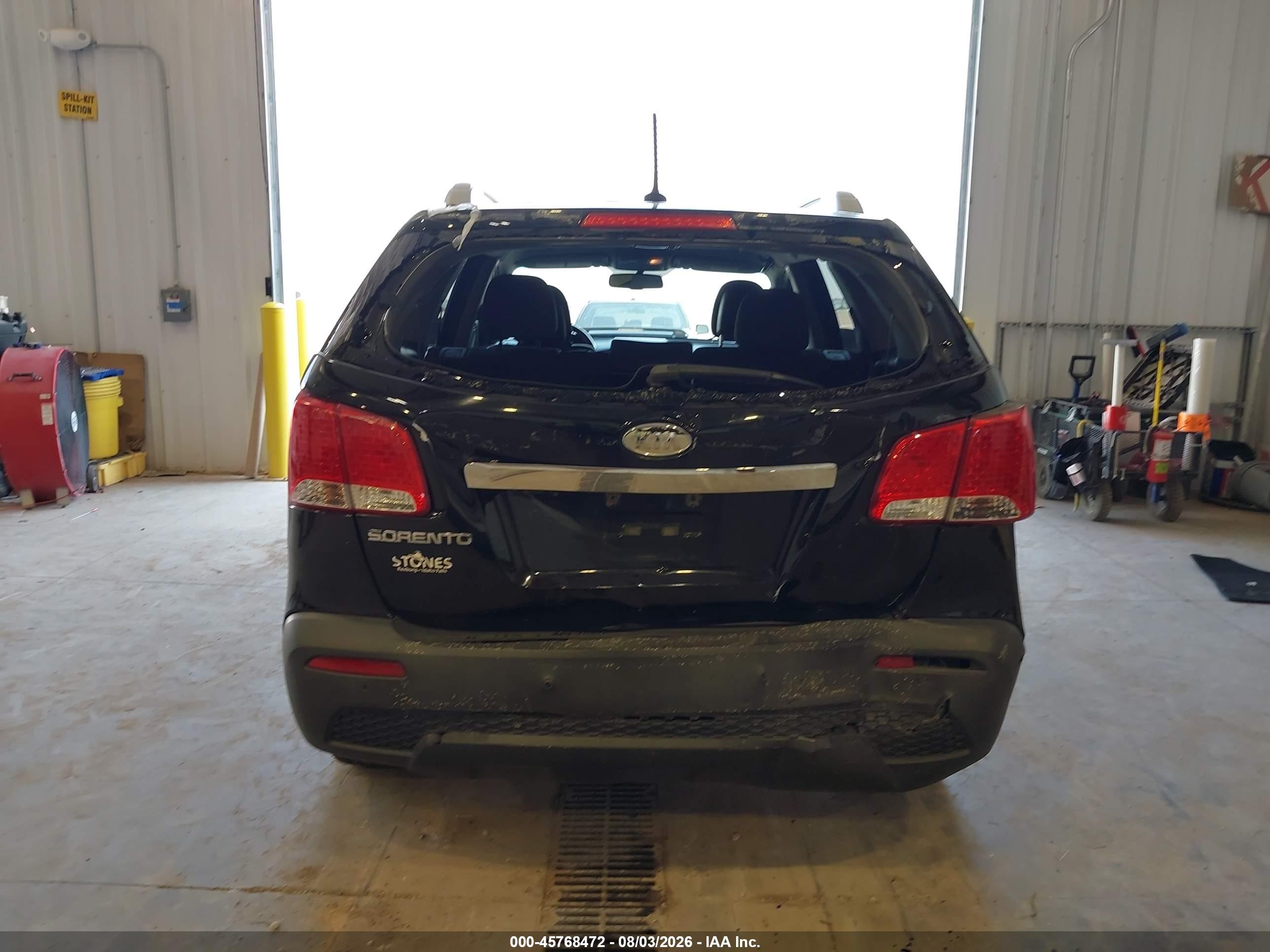 2013 Kia Sorento Lx Черный vin: 5XYKT4A67DG406691