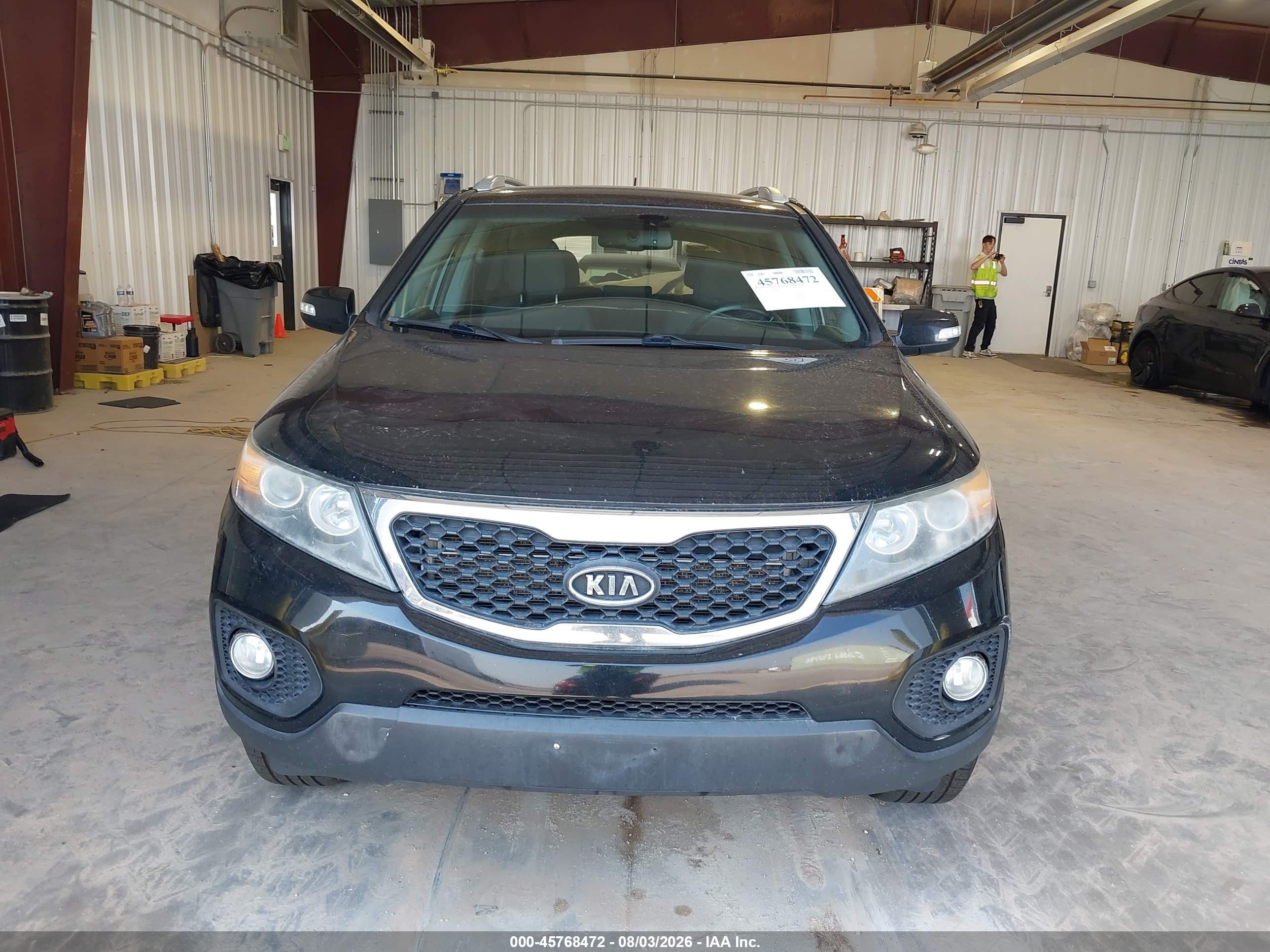 2013 Kia Sorento Lx Черный vin: 5XYKT4A67DG406691
