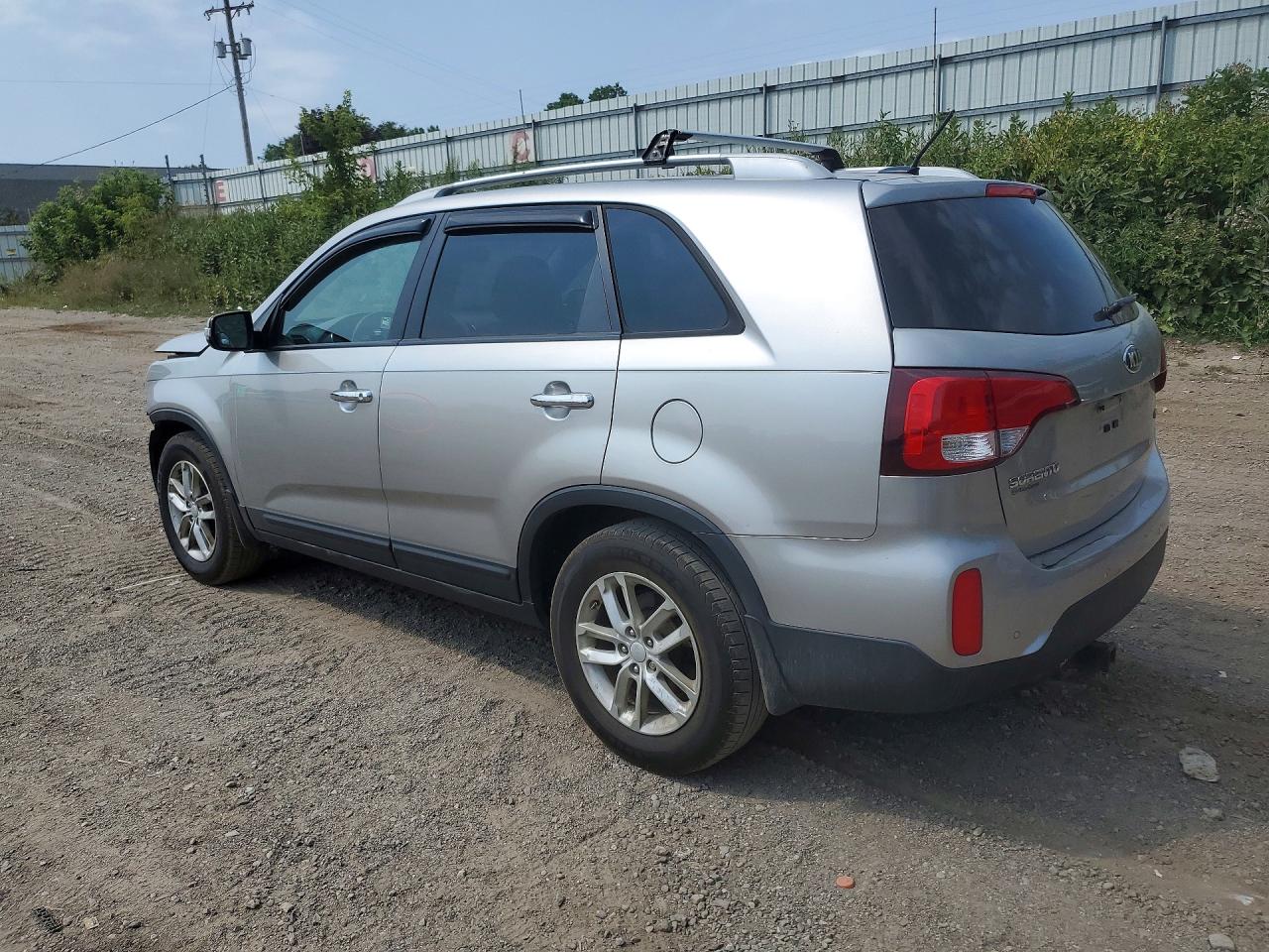 2015 Kia Sorento Lx Silver vin: 5XYKT4A67FG581347
