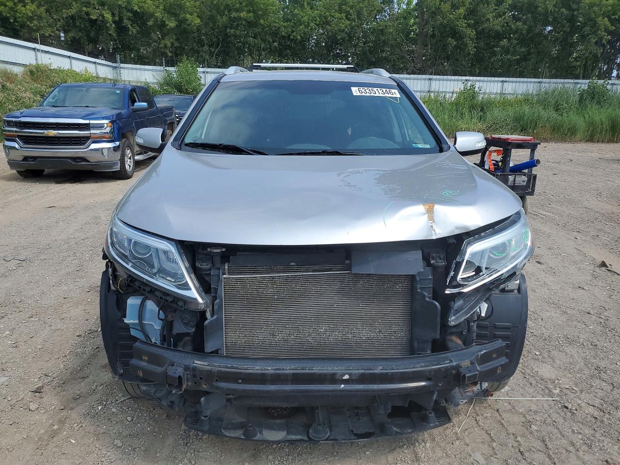2015 Kia Sorento Lx Silver vin: 5XYKT4A67FG581347