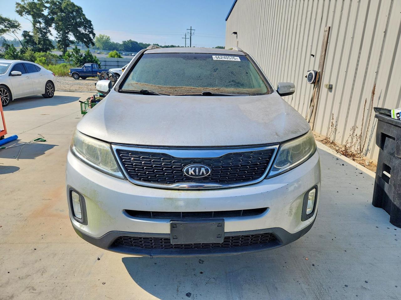 2015 Kia Sorento Lx Silver vin: 5XYKT4A67FG620325