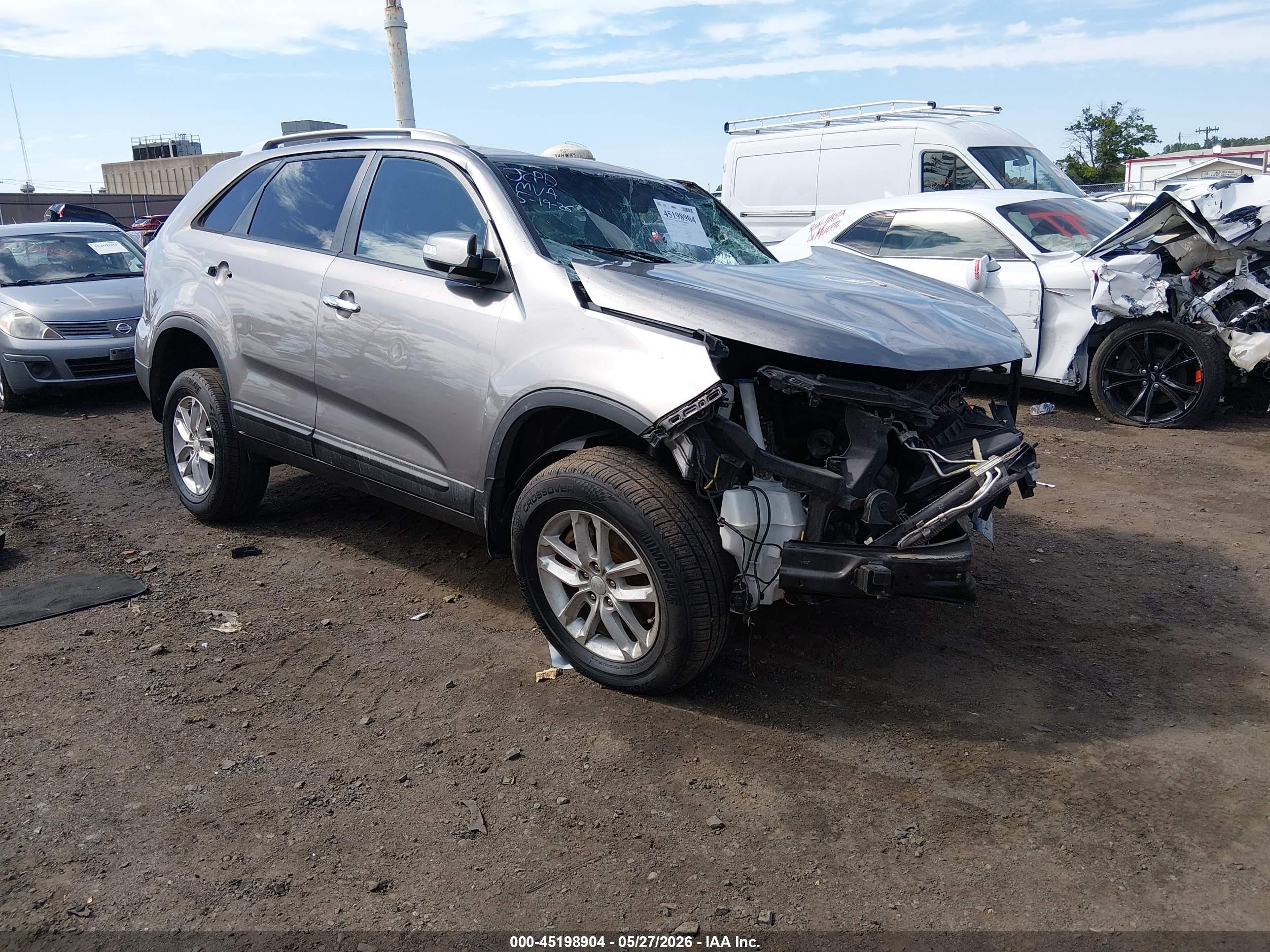 2015 Kia Sorento Lx Beige vin: 5XYKT4A67FG635584