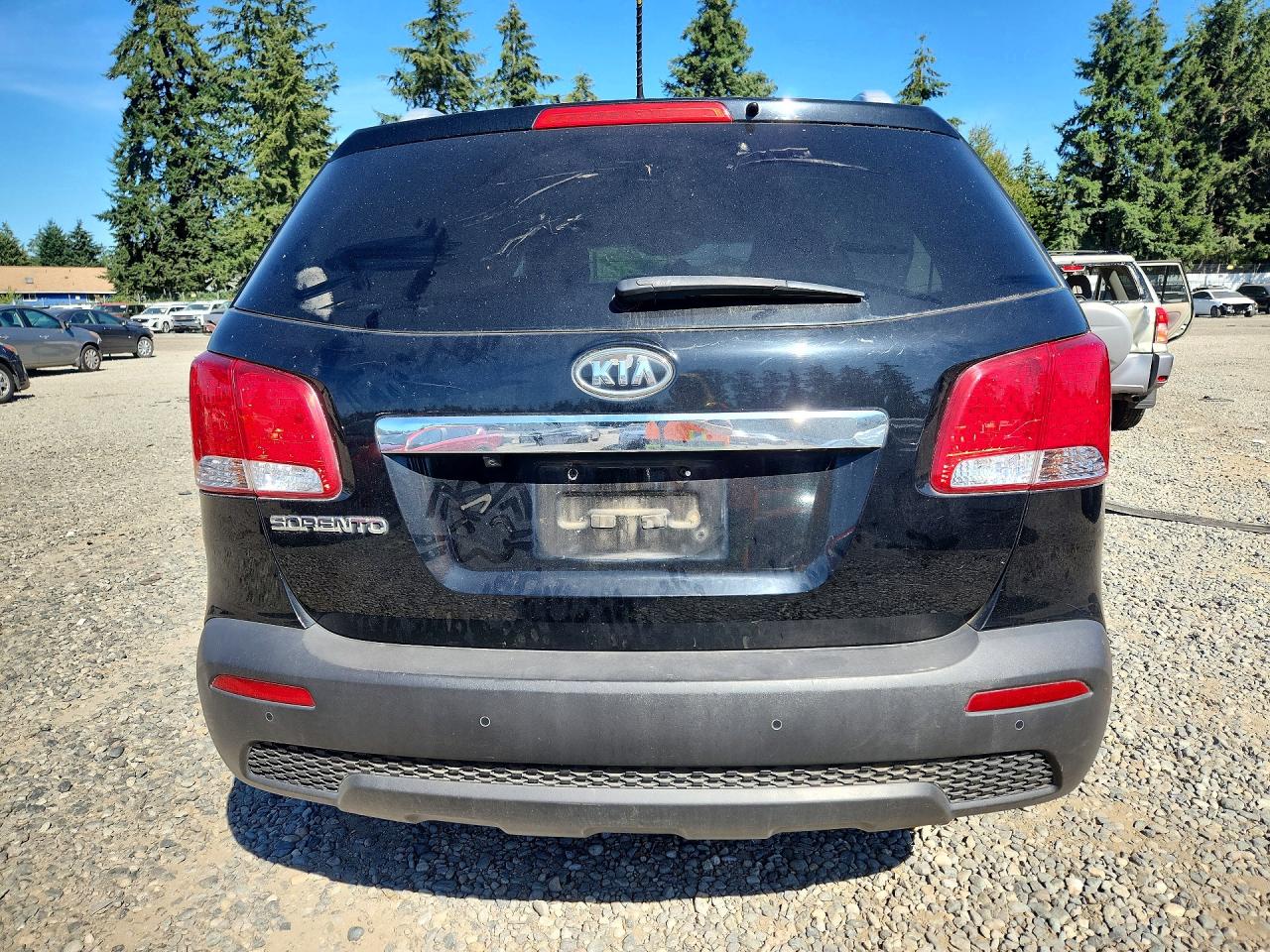 2012 Kia Sorento Lx Black vin: 5XYKT4A68CG211004