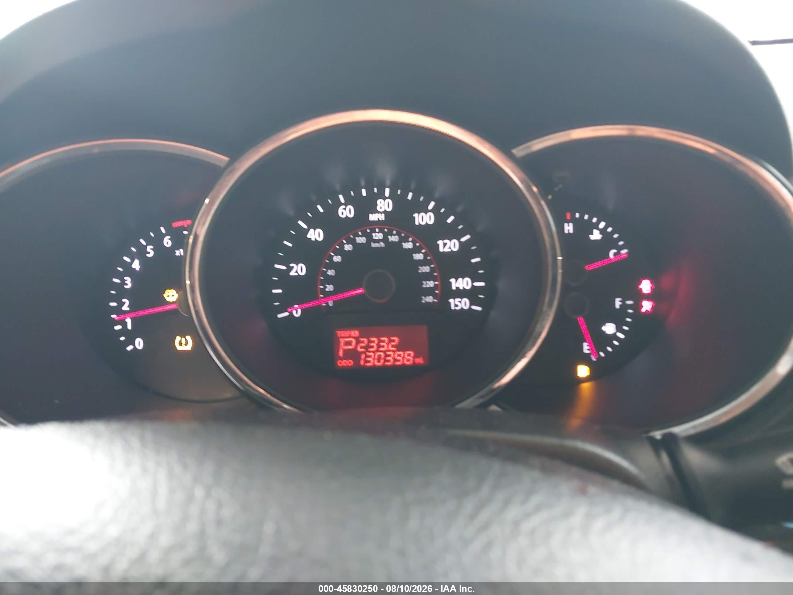 2013 Kia Sorento Lx Бордовый vin: 5XYKT4A68DG403122