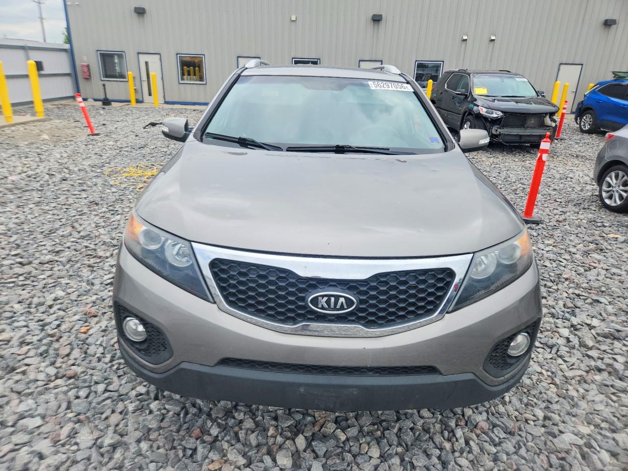 2013 Kia Sorento Lx Gray vin: 5XYKT4A68DG421507
