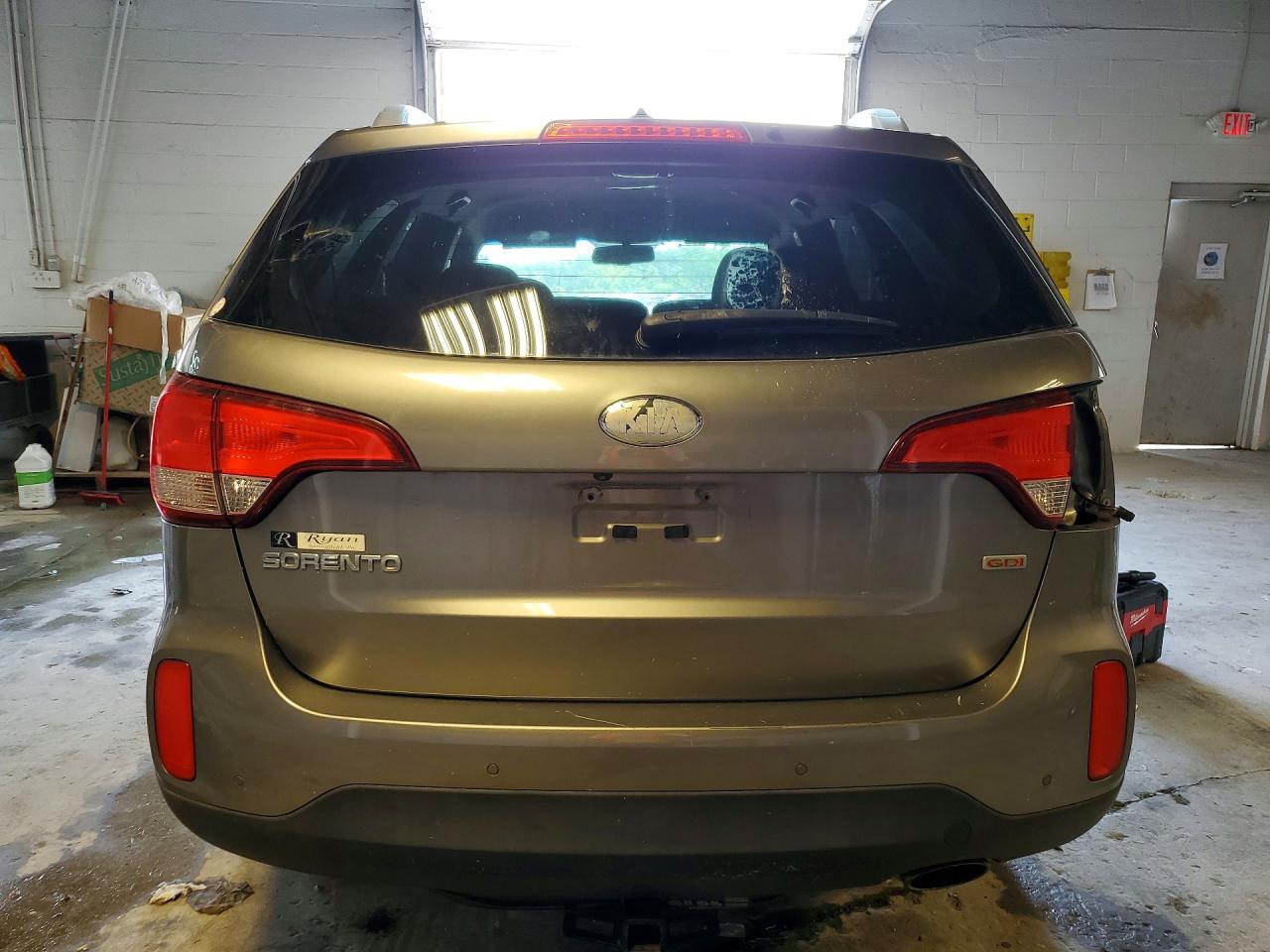 2014 Kia Sorento Lx Gray vin: 5XYKT4A68EG509135