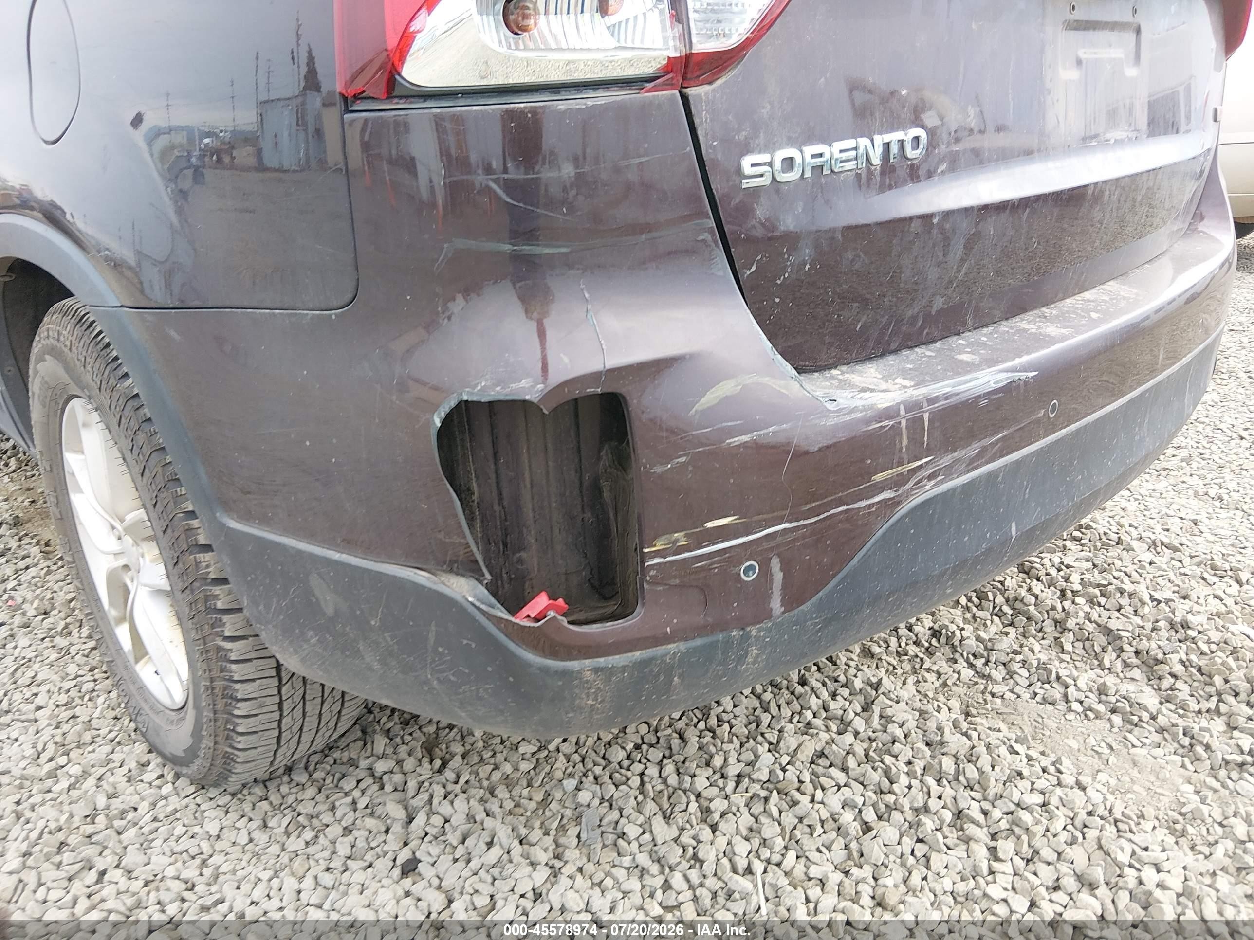2015 Kia Sorento Lx Purple vin: 5XYKT4A68FG573323