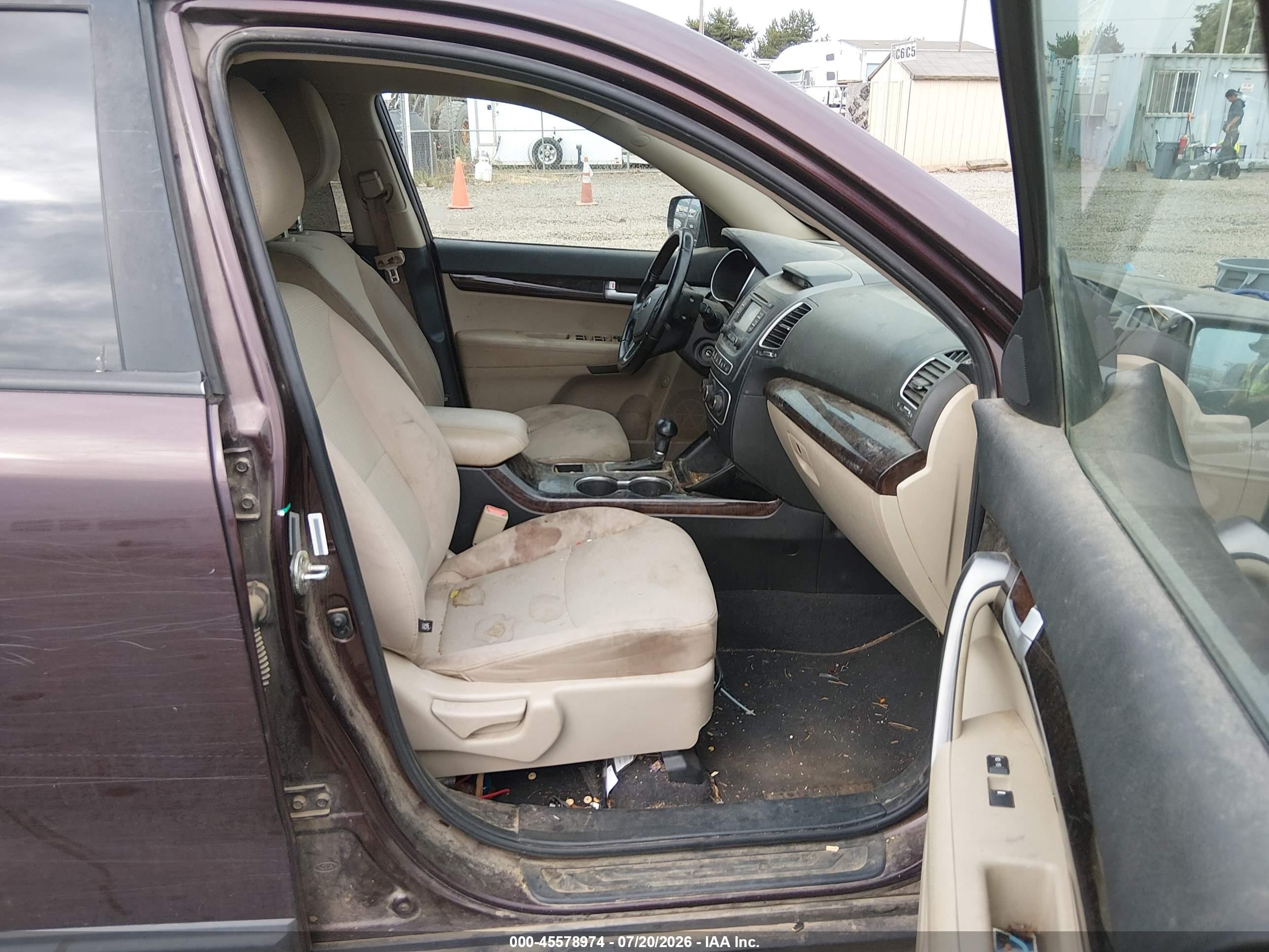 2015 Kia Sorento Lx Purple vin: 5XYKT4A68FG573323