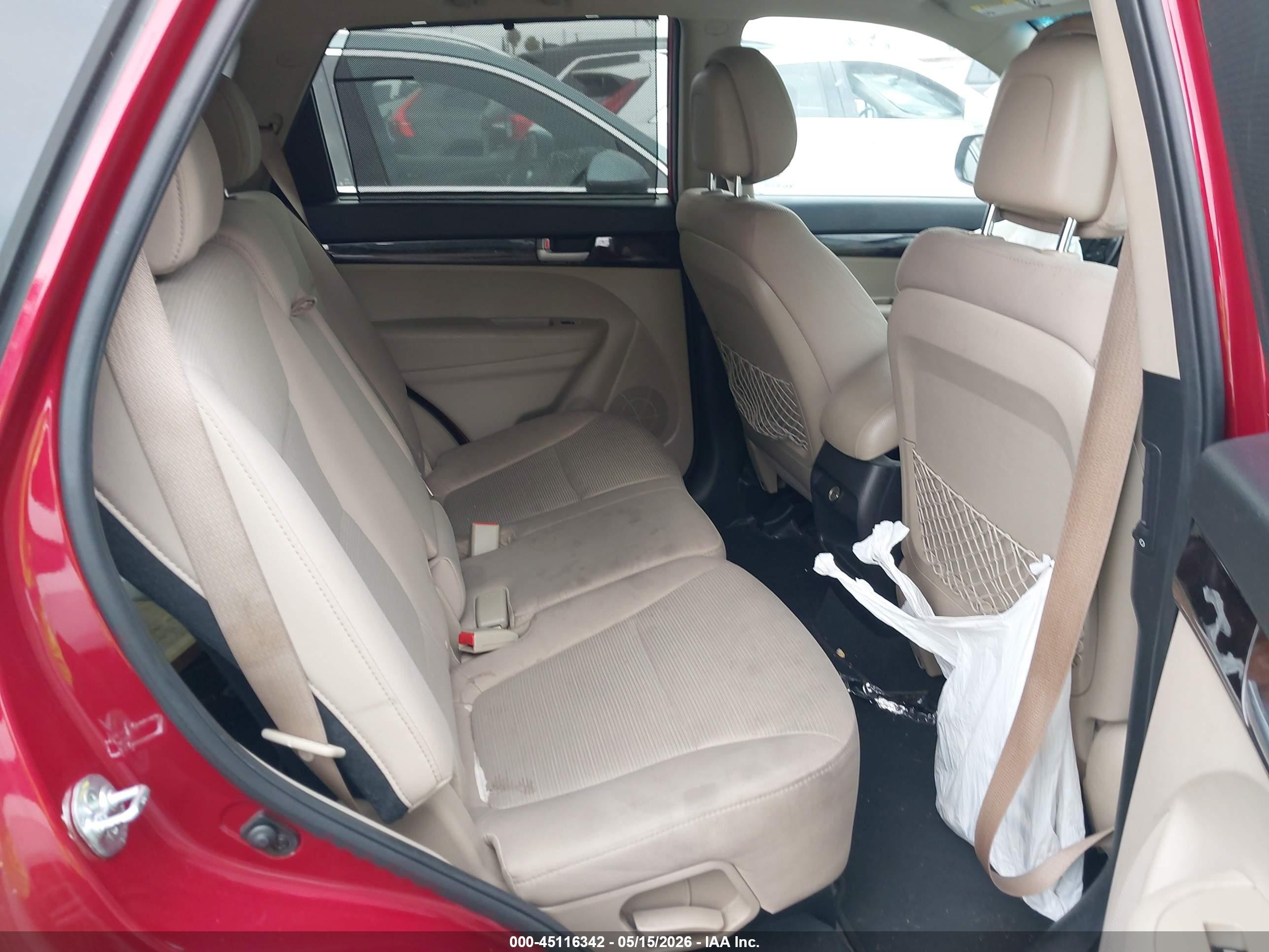 2015 Kia Sorento Lx Red vin: 5XYKT4A68FG657142