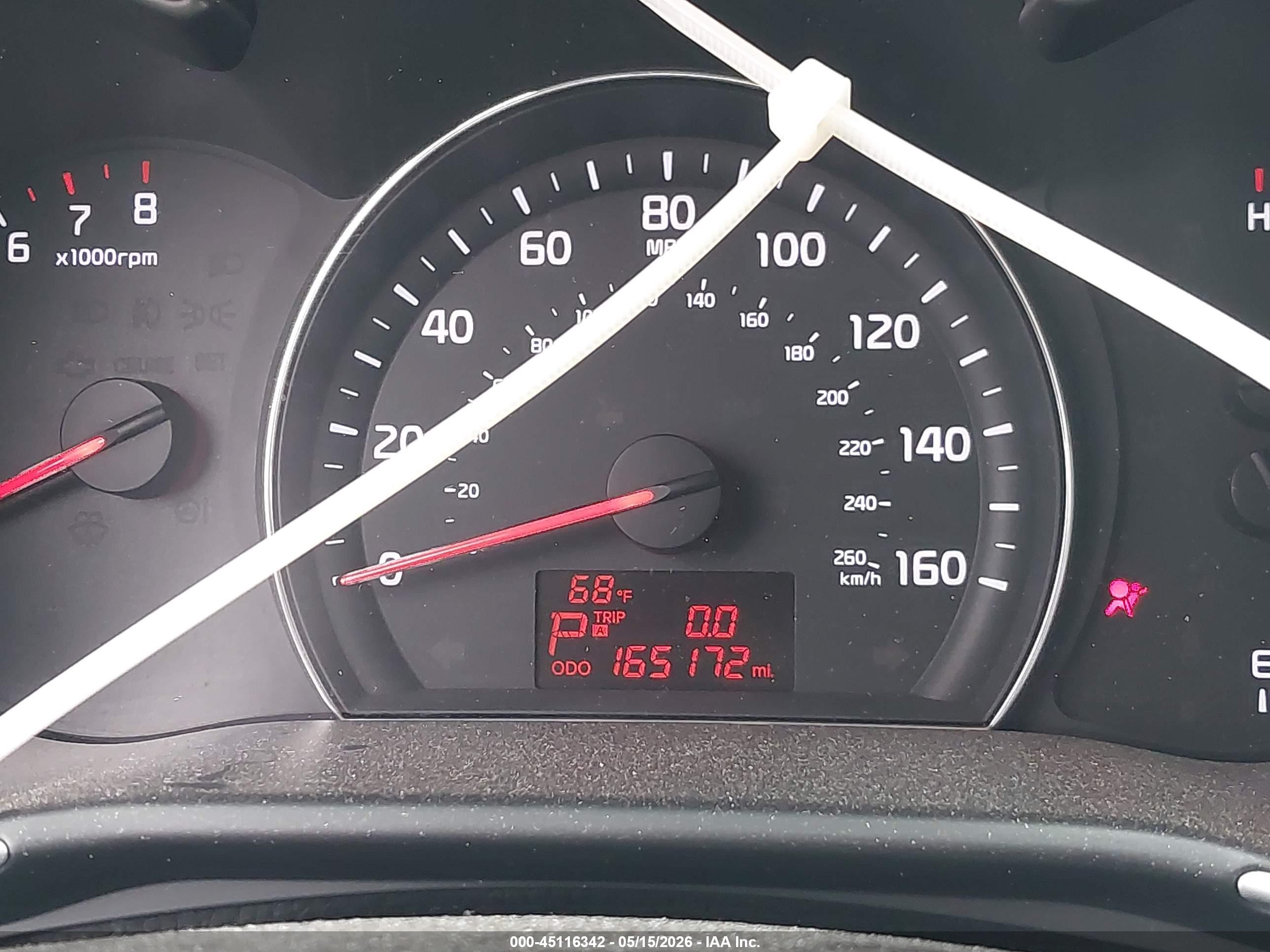 2015 Kia Sorento Lx Red vin: 5XYKT4A68FG657142